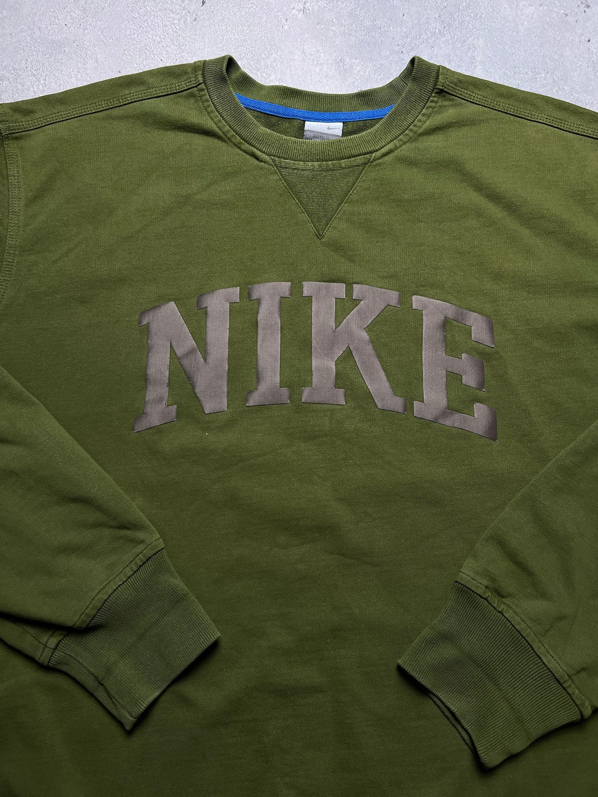 Nike Vintage Crewneck Nike boxy center swoosh y2k fits logo USA Size US XXL / EU 58 / 5 - 5 Thumbnail