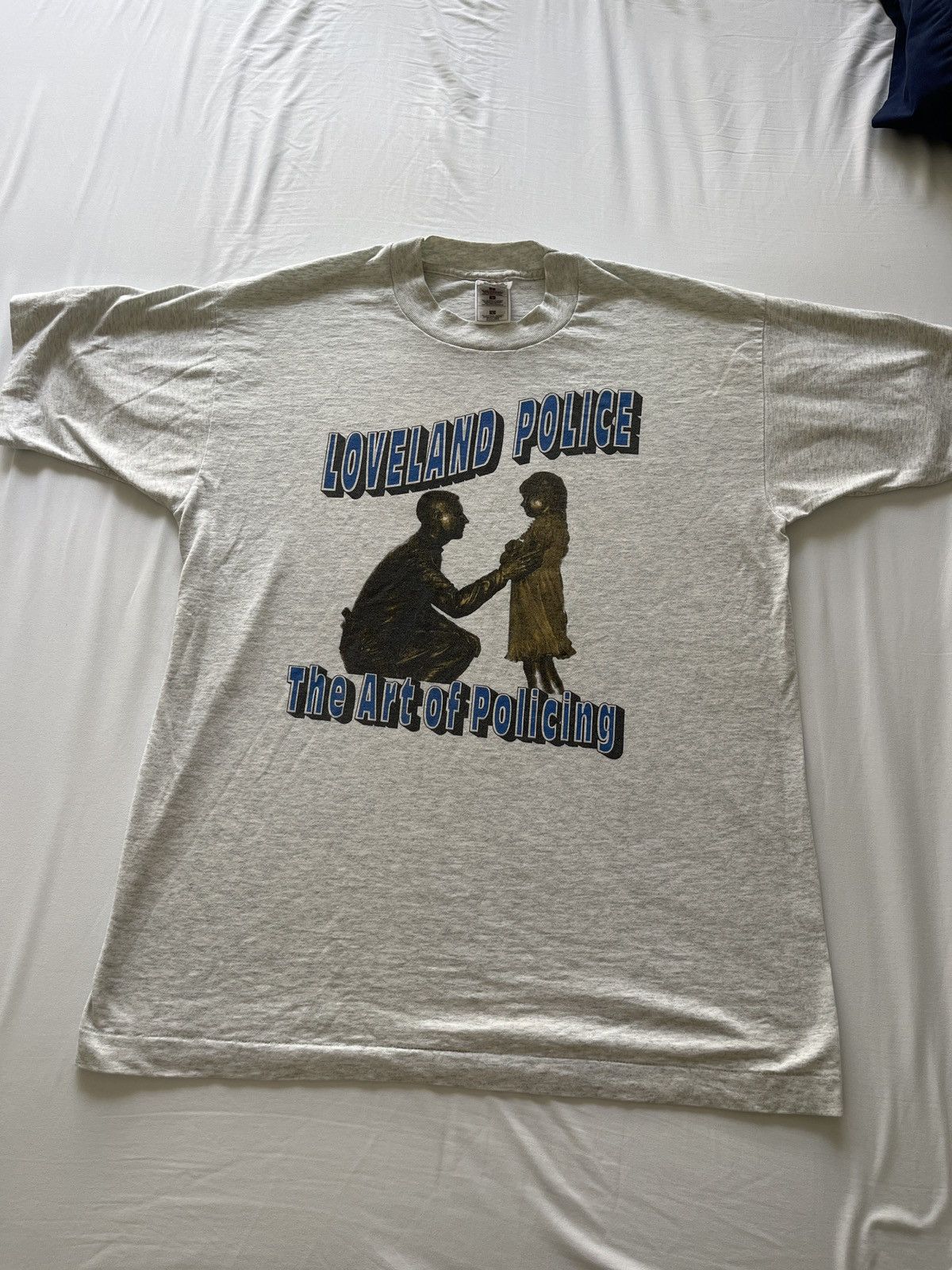 Vintage 1990 Loveland Art of Policing Shirt Size US L / EU 52-54 / 3 - 1 Thumbnail