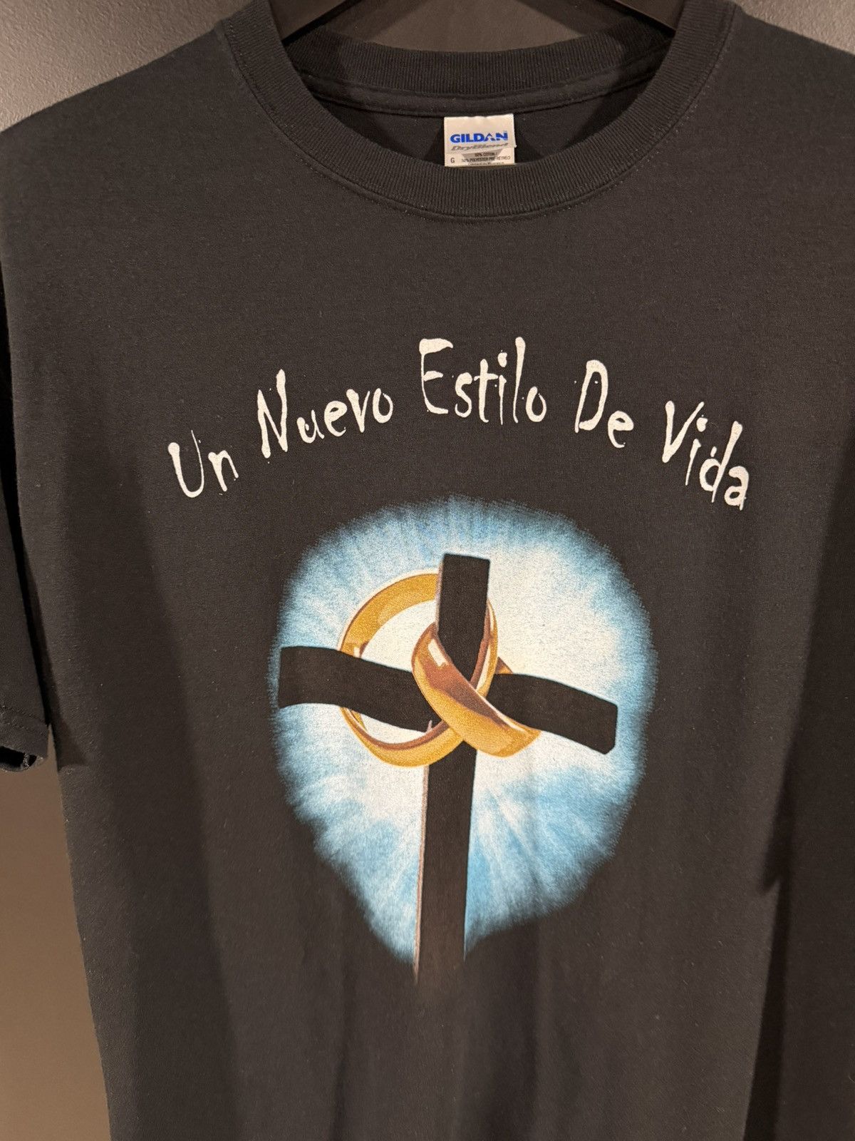 Vintage 2000s Vintage Cross Jesus God Grunge Marriage Religion Tee L Size US L / EU 52-54 / 3 - 2 Thumbnail
