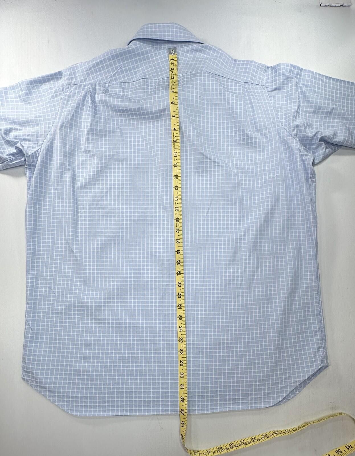 Other Holland Sherry Tailored Check Oxford Button Up Blue Mens XL Size US XL / EU 56 / 4 - 3 Thumbnail