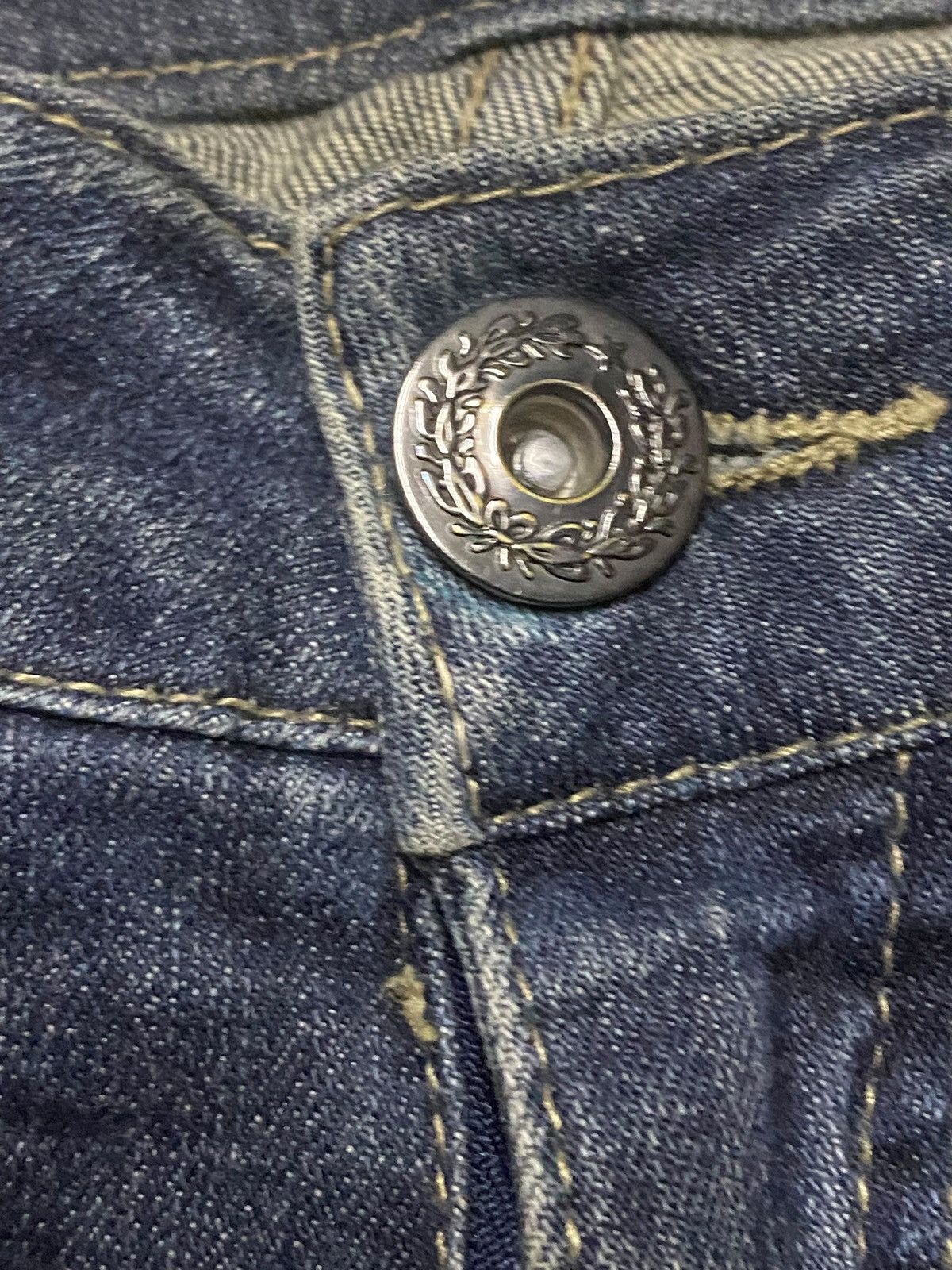Japanese Brand Vintage Japanese Brand Theoria Embroidery Skinny Fit Jeans Size US 30 / EU 46 - 8 Thumbnail