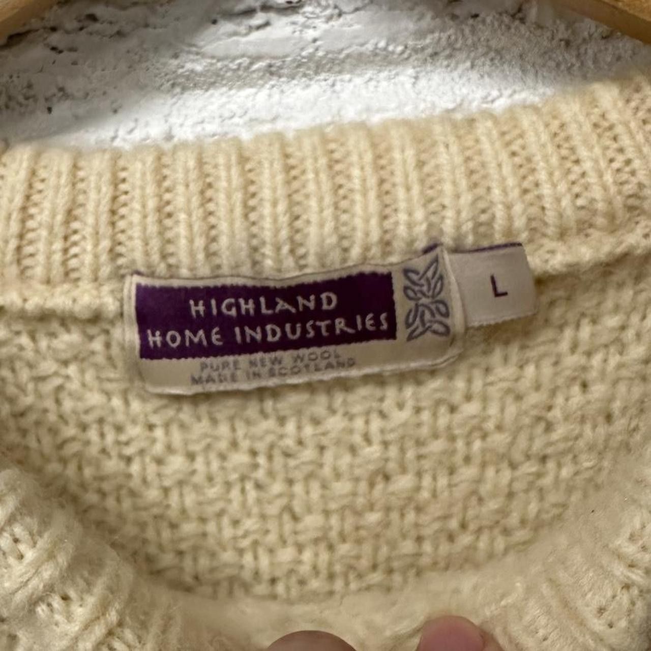 Vintage Vintage Highland Home Industries 100% Wool Sweater Large Size L / US 10 / IT 46 - 4 Thumbnail