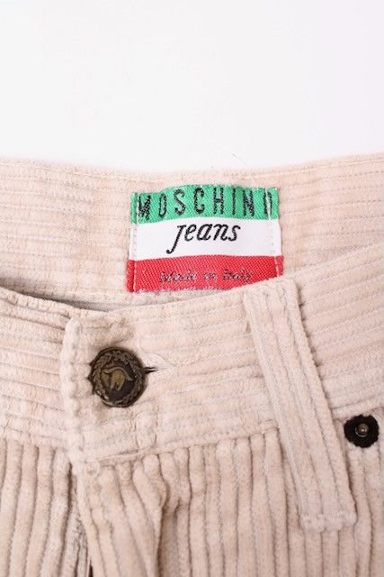 Moschino MOSCHINO CORDUROY PANTS BEIGE - W36 Size US 36 / EU 52 - 3 Thumbnail