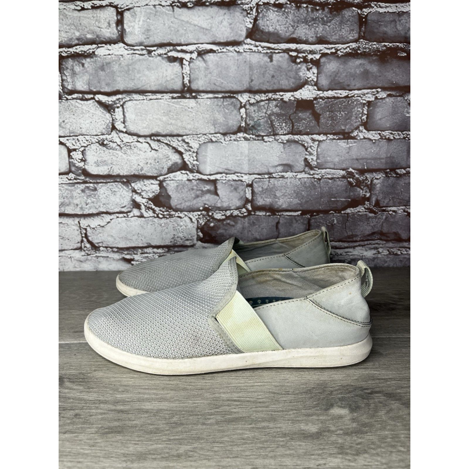 Olukai Olukai Hale’iwa Blue Tapa Silt Drop Heel Athletic Sneakers W Size US 8 / IT 38 - 3 Thumbnail
