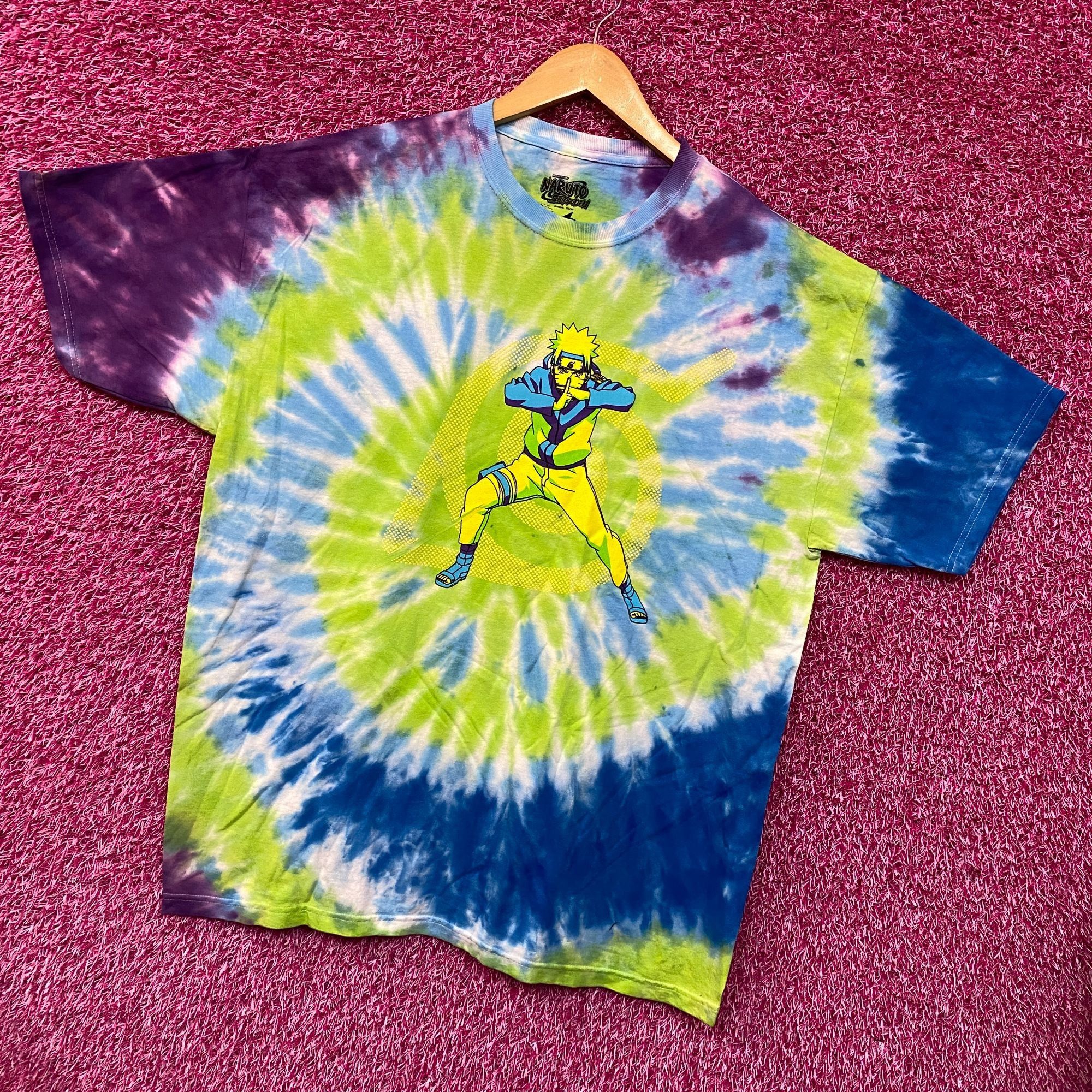 Anime Naruto Shippuden Anime Tie dye Tshirt size XL Size US XL / EU 56 / 4 - 3 Thumbnail