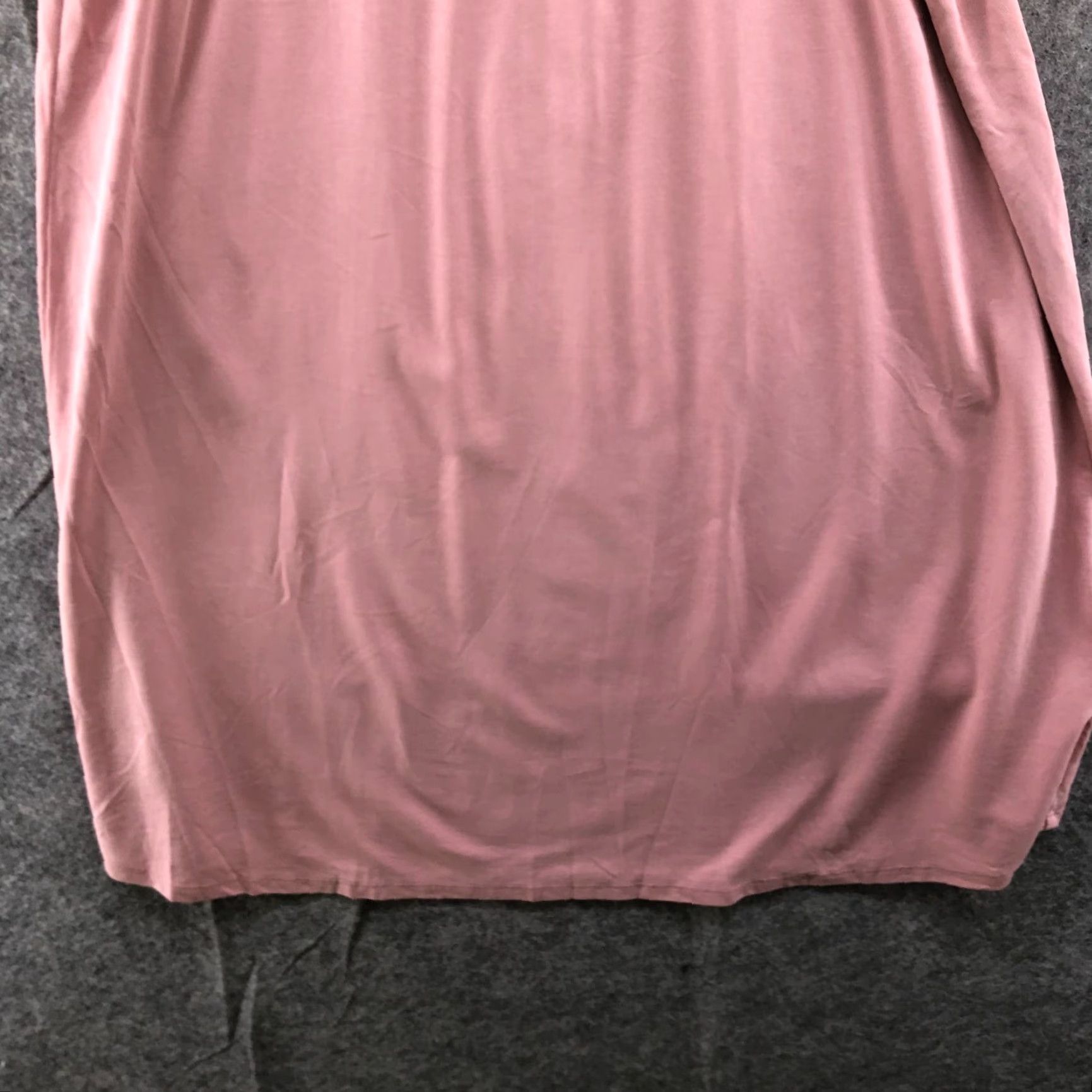 Vintage If You Be My Star I'll Be Your Sky Pink Modal Blend High Neck Cami Dress S Women's Casual Sleeveless Knit Short Dress Size S / US 4 / IT 40 - 4 Thumbnail
