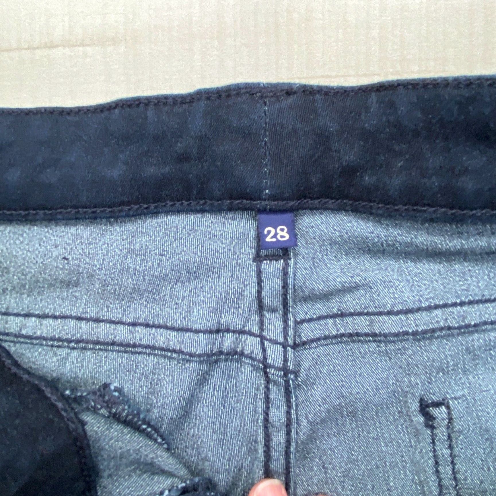 Vintage CarMar Womens Dark Blue Mid Rise Skinny Jeans 28 Regular Size 28" / US 6 / IT 42 - 4 Thumbnail