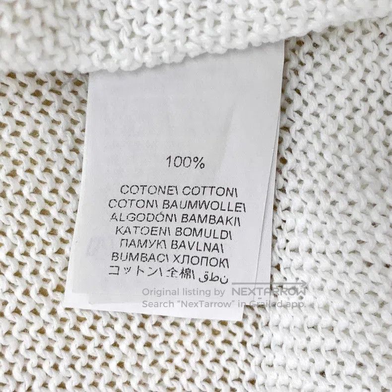 Brunello Cucinelli Brunello Cucinelli White V-neck cotton short-sleeve knit t Size L / US 10 / IT 46 - 7 Thumbnail