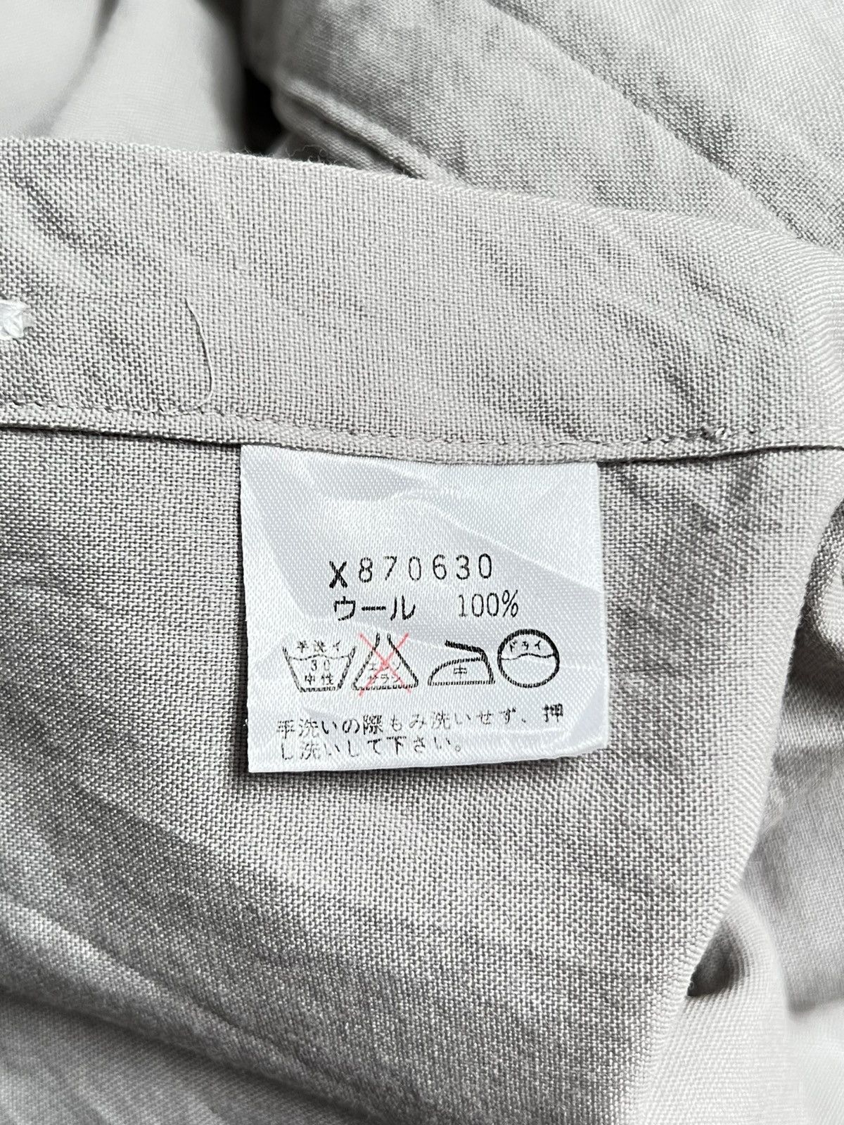 Yohji Yamamoto A.A.R Yohji Yamamoto Durban Grey Shirt Size US M / EU 48-50 / 2 - 7 Thumbnail