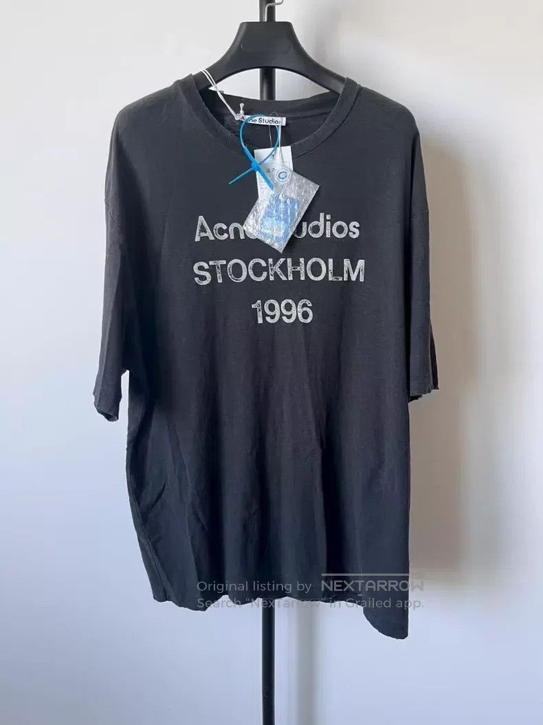 Acne Studios Acne Studios 1996 Series Letter Printed Crewneck Short Sle Size US M / EU 48-50 / 2 - 1 Thumbnail