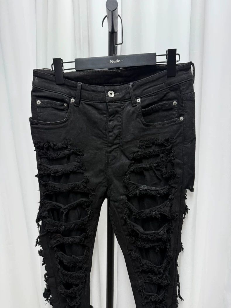 Rick Owens Rick owens Destroy Slim Fit Jeans 2502-Nextarrow Size US 30 / EU 46 - 2 Thumbnail