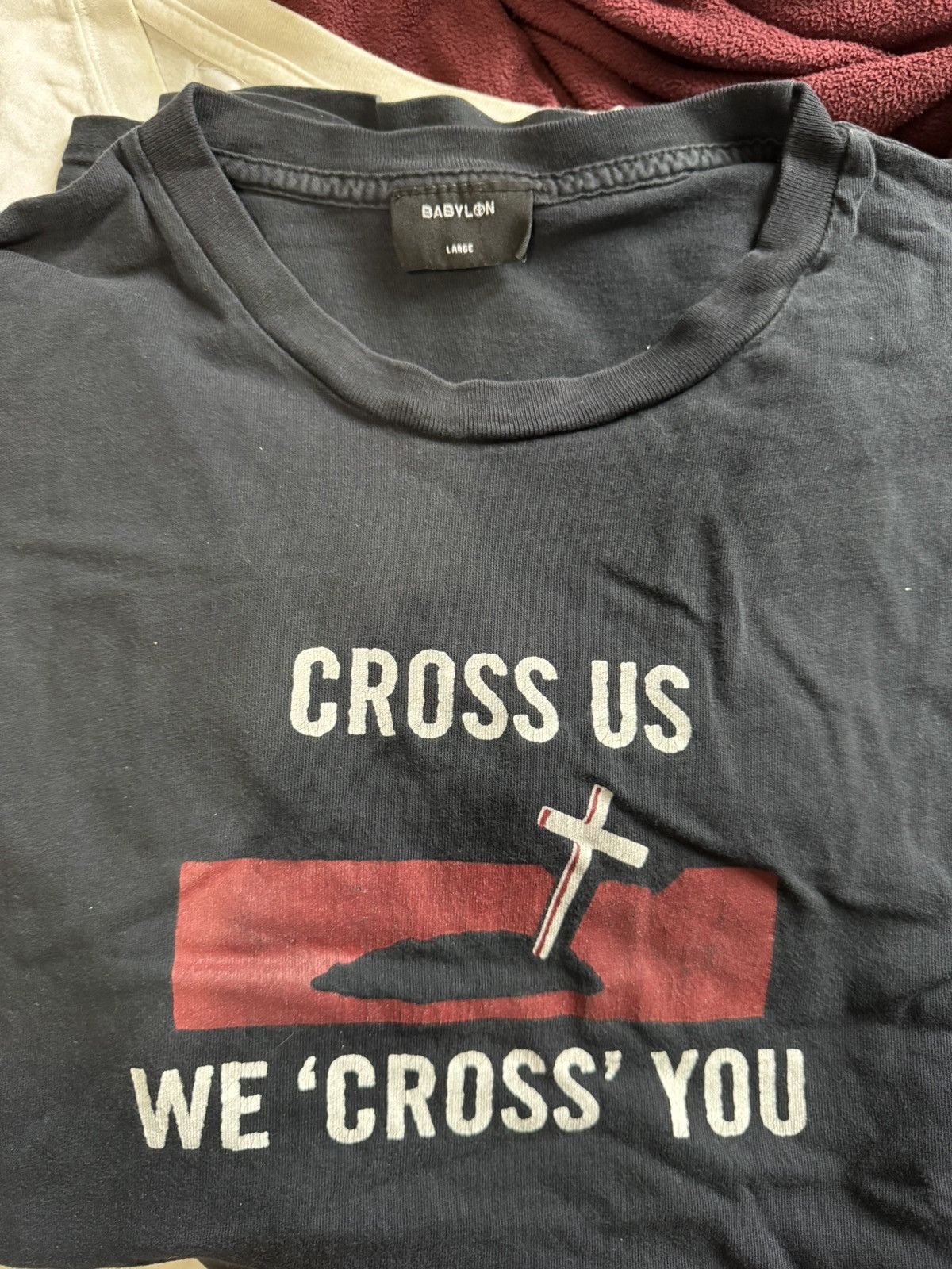 Babylon cross us we cross you tee Size US L / EU 52-54 / 3 - 4 Thumbnail