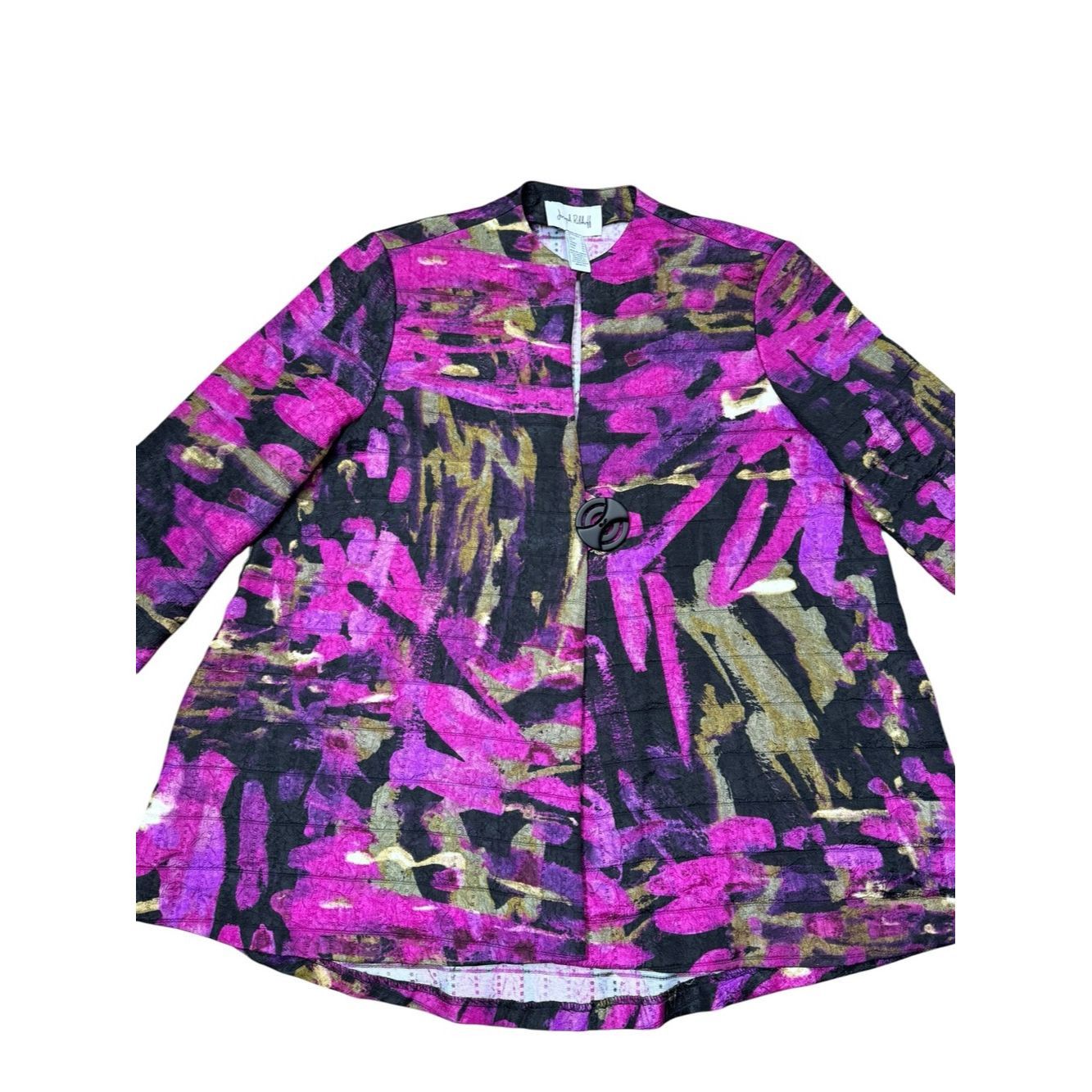 Joseph Ribkoff Joseph Ribkoff Abstract Print Trapeze Jacket Size 8 Size M / US 6-8 / IT 42-44 - 9 Thumbnail