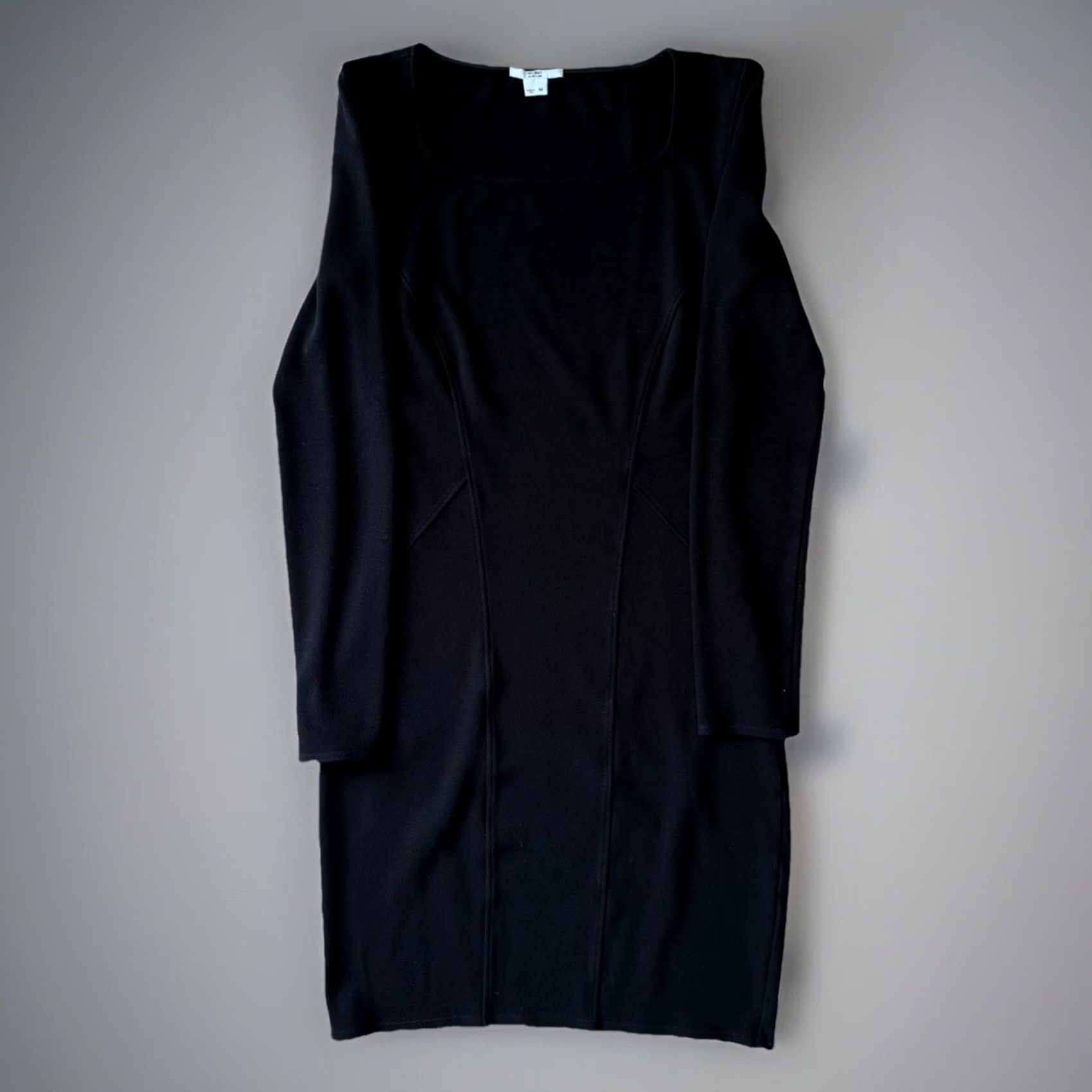 Helmut Lang VINTAGE Helmut Lang Gala Piped Cutout Knit Dress Women M Black Glam Boho New York Men's Womens None Size M / US 6-8 / IT 42-44 - 2 Thumbnail