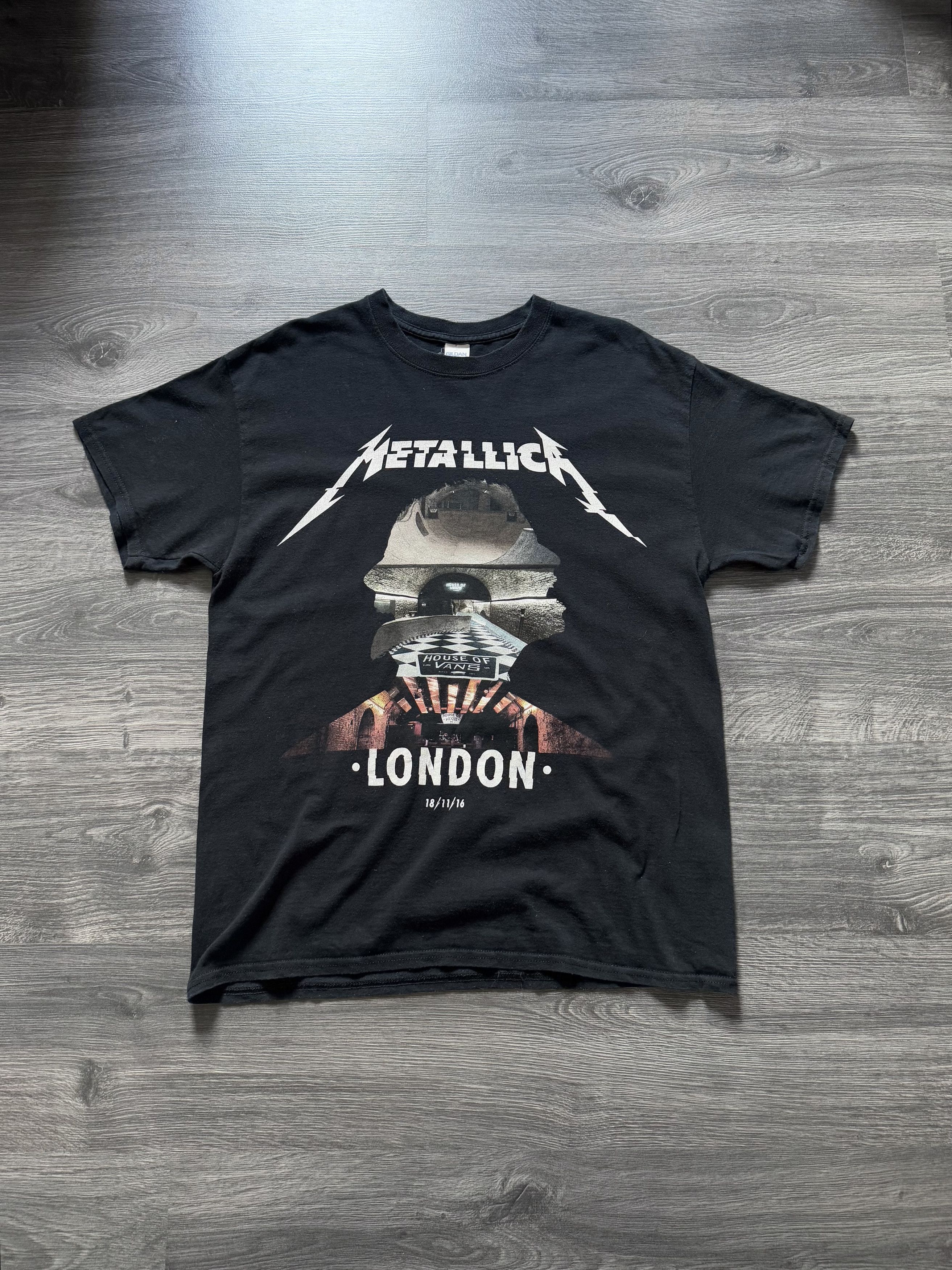 Band Tees Metallica House Of Vans London Concert tee Size US L / EU 52-54 / 3 - 1 Thumbnail