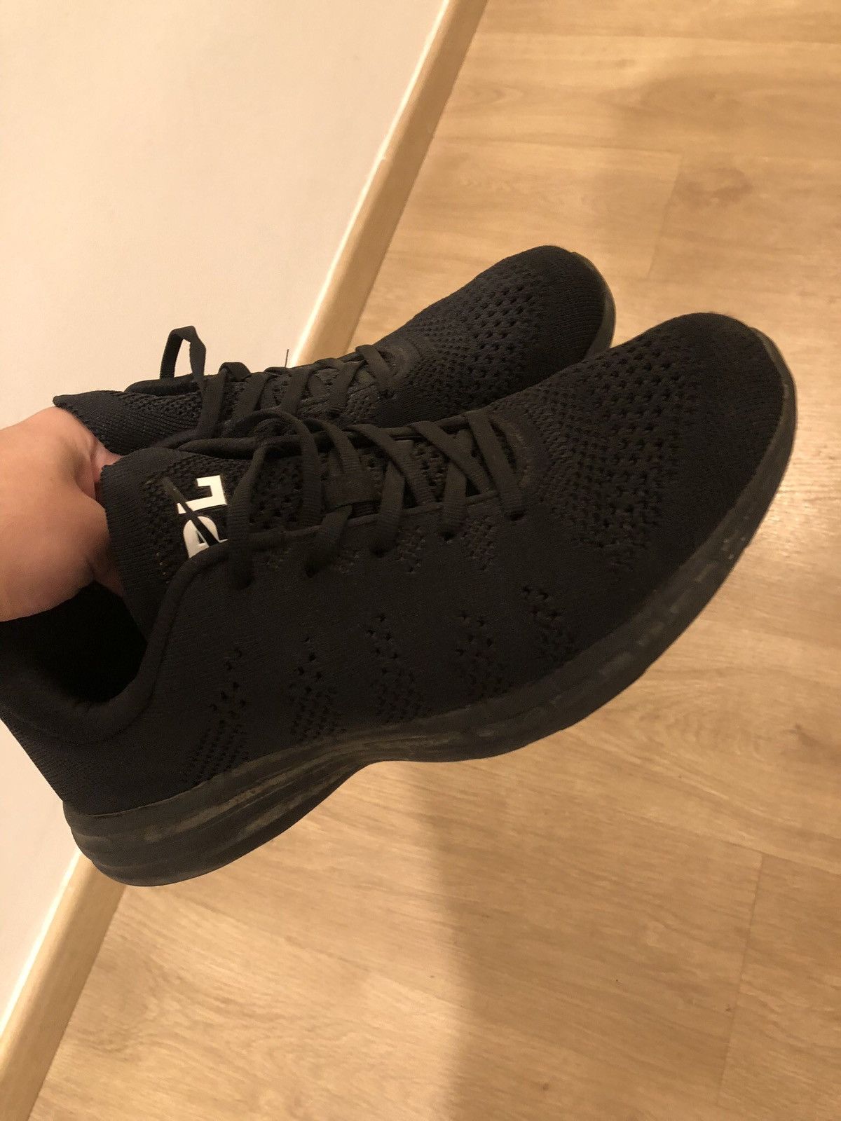 Athletic Propulsion Labs Black APL Techloom Pro M Shoes Size US 10.5 / EU 43-44 - 3 Thumbnail