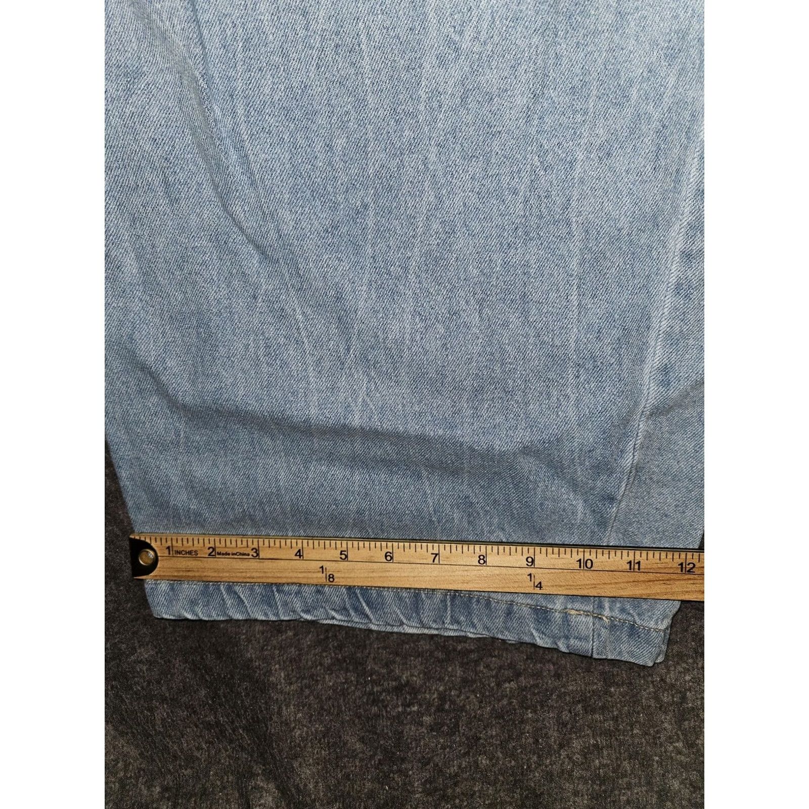 Forever 21 FOREVER 21 Premium Cargo Jeans Womens 14 Blue High Rise Wide Leg Denim Utility 90s College Hip Hop Baggy Trousers Mens? Size 36" / US 14 / IT 50 - 7 Thumbnail