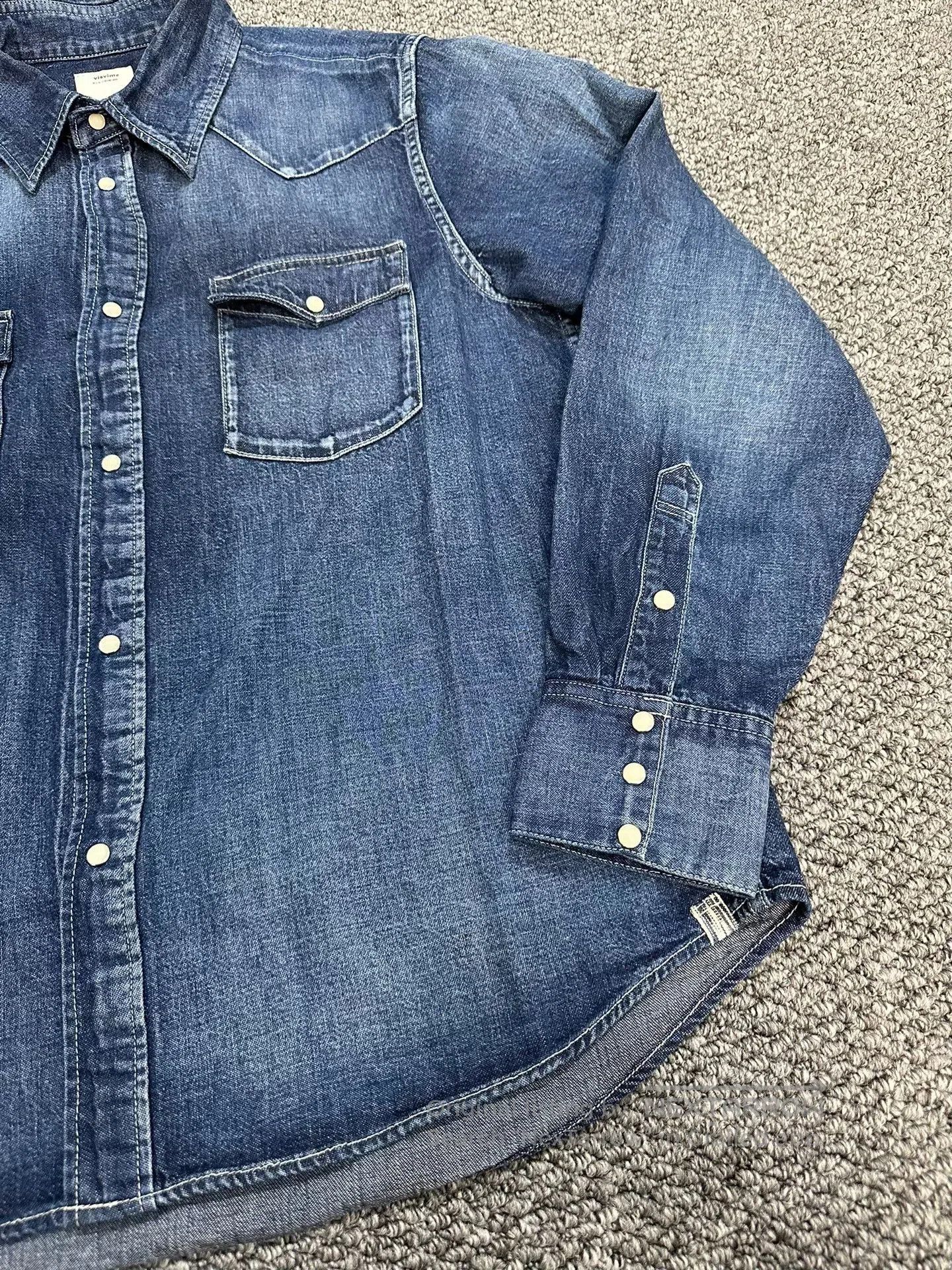 Visvim visvim Social Sculpture Denim Shirt. Size US S / EU 44-46 / 1 - 2 Thumbnail