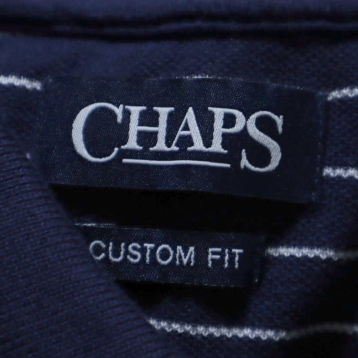 Chaps Chaps Polo Shirt Striped Navy Blue M Men Custom Fit Shirt Size US M / EU 48-50 / 2 - 5 Thumbnail