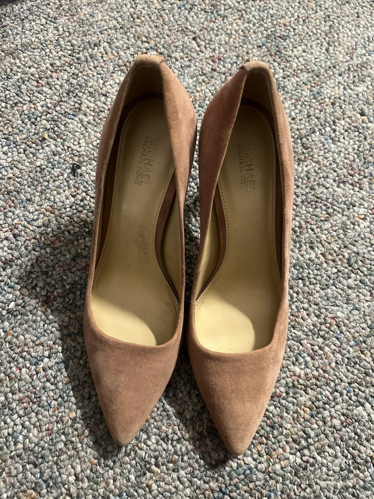 Michael Kors MICHAEL KORS pink velvet heels Size US 7 / IT 37 - 1 Thumbnail