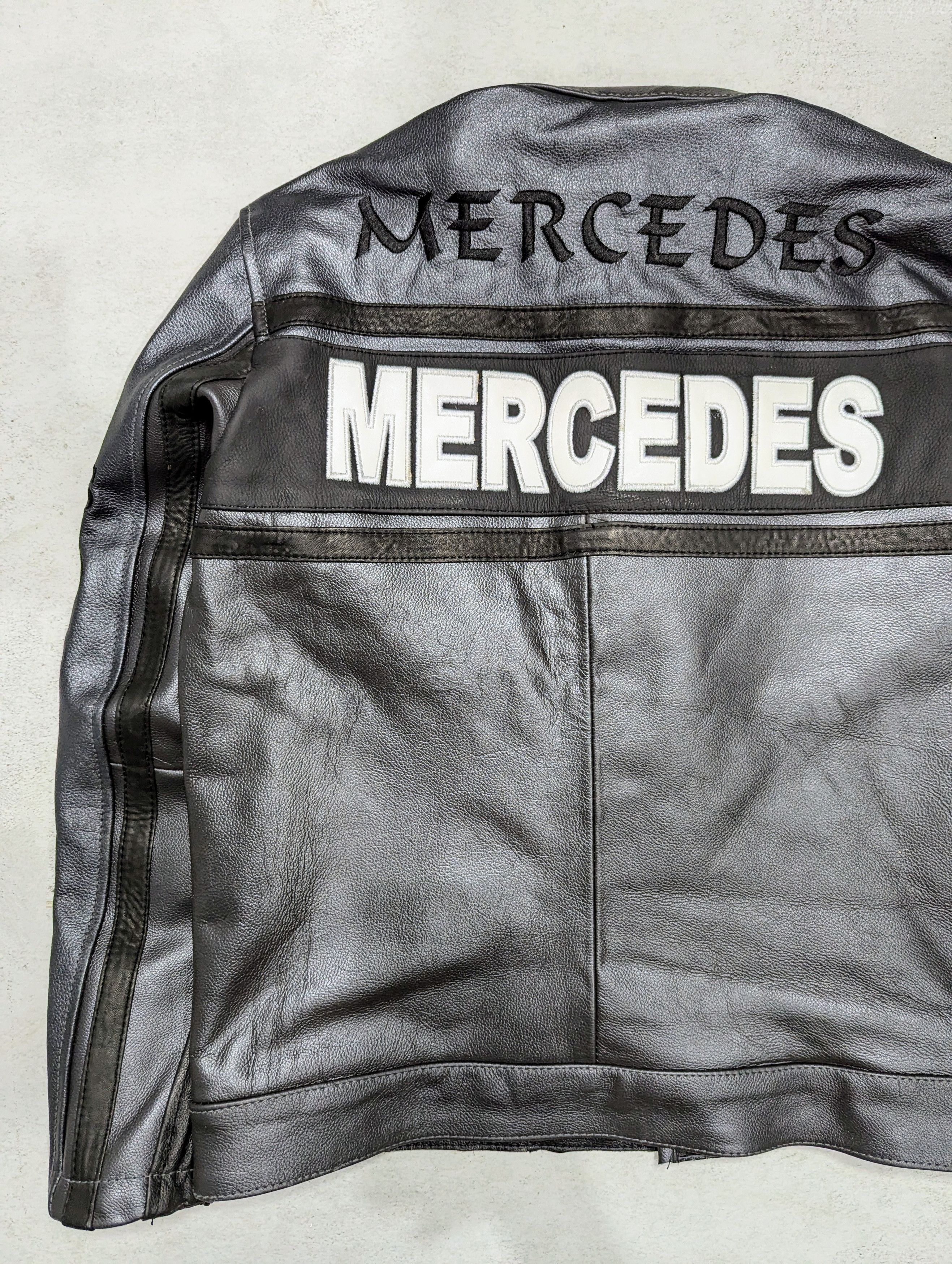 Mercedes-Benz 🔥 Mercedes 🔥 Benz LEATHER JACKET STREETWEAR Size US M / EU 48-50 / 2 - 6 Thumbnail