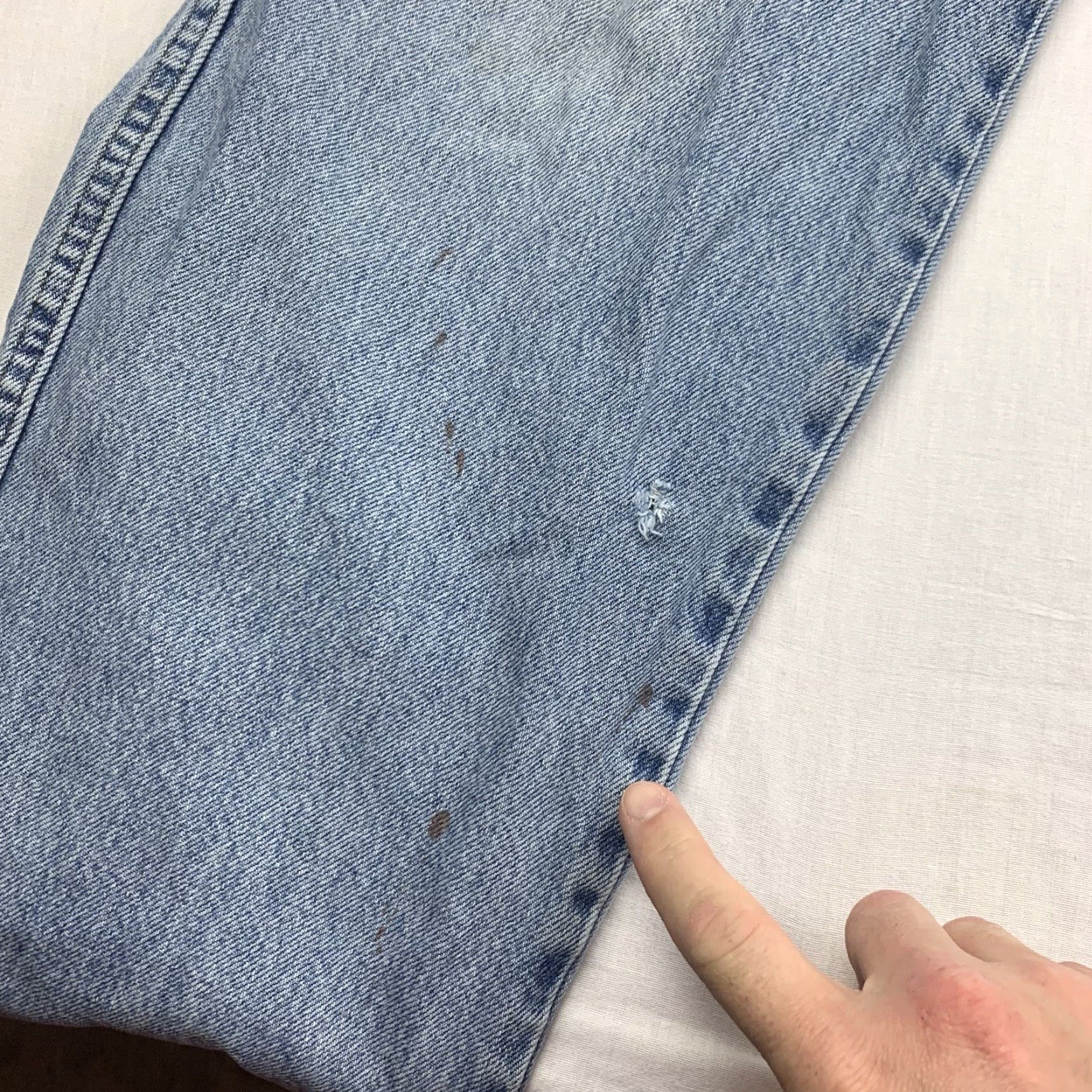 Harley Davidson VINTAGE Harley-Davidson Jeans Adult 36x34 Blue Biker Grunge 90s Mens Jeans Regular 36x34 Blue Harley-Davidson Size US 36 / EU 52 - 3 Thumbnail