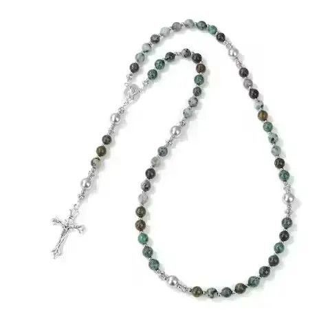 Japanese Brand Saint Benedict Rosary Necklace Chain Catholic Church Jesus Size ONE SIZE - 2 Thumbnail