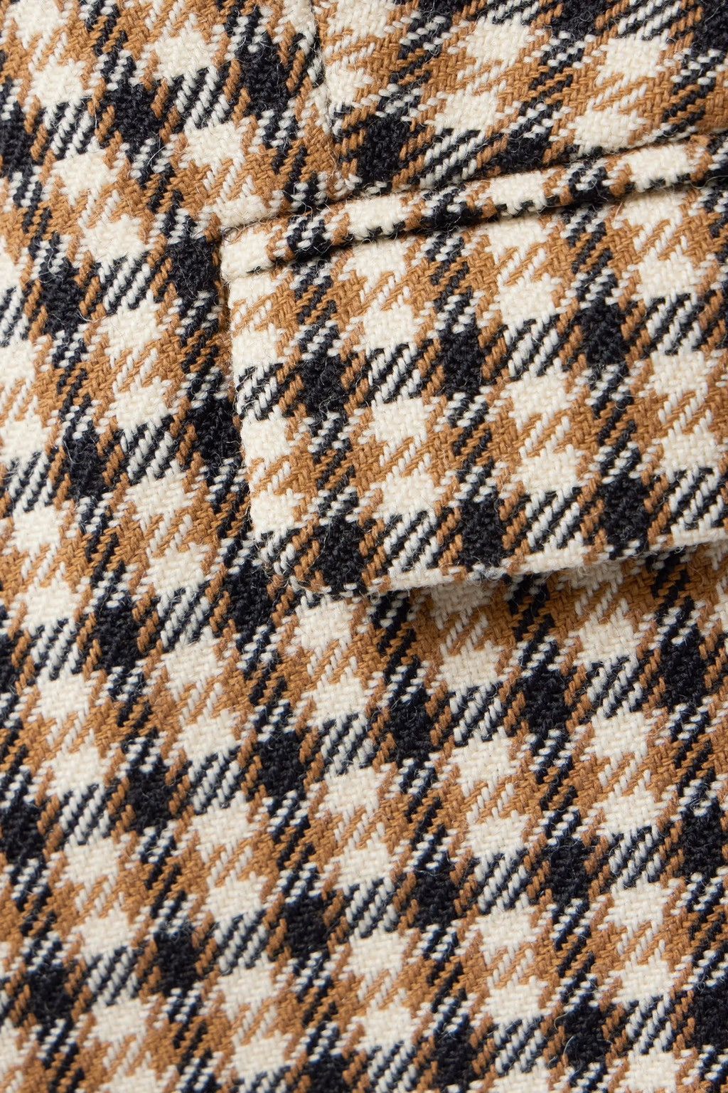 Area NYC AREA Crystal embellished Checked Wool Cotton-blend Vest Size M / US 6-8 / IT 42-44 - 2 Thumbnail