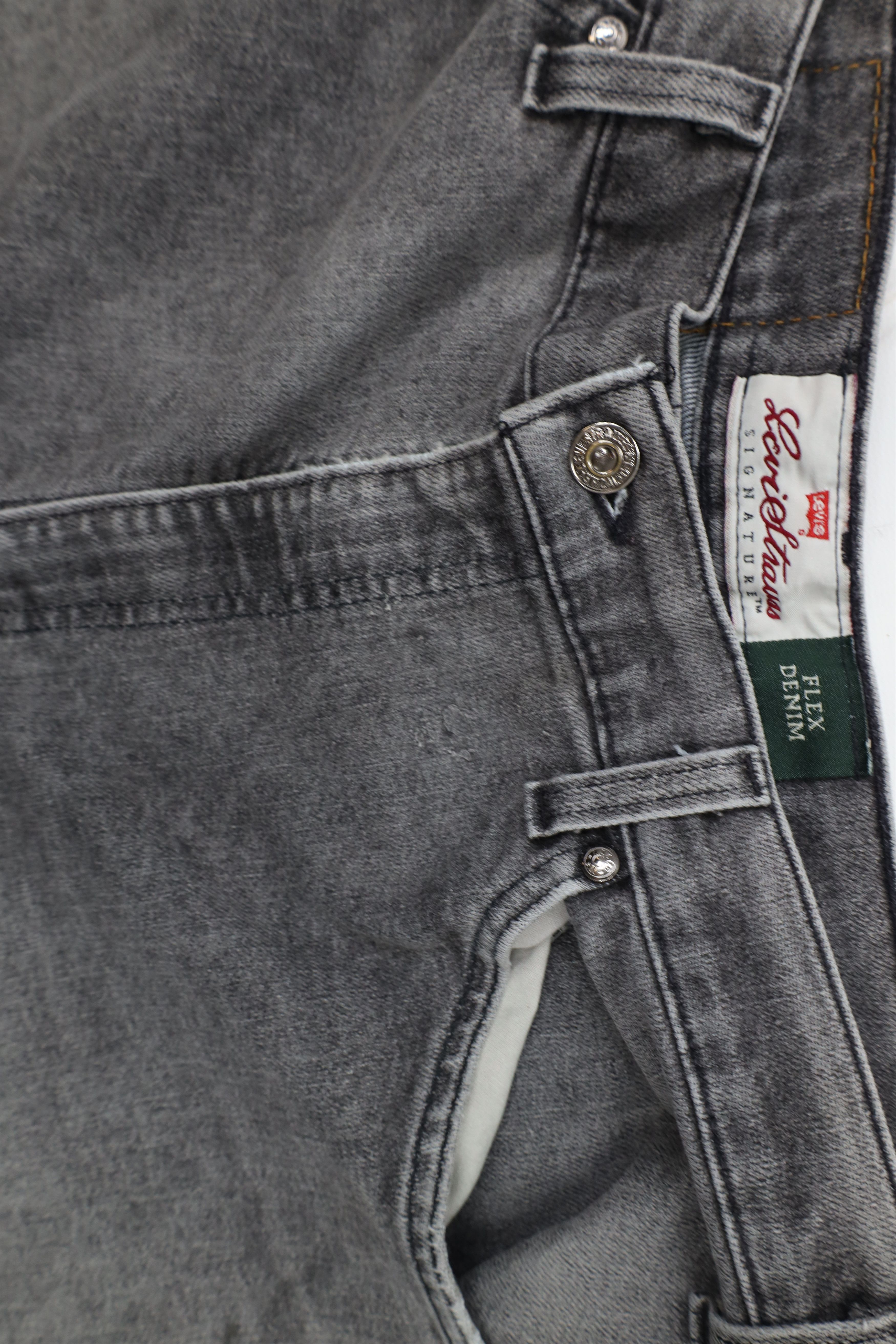 Levi's × Vintage Vintage 90s Levis 540 Relaxed Fit Flex Denim Jeans Black USA Size US 36 / EU 52 - 9 Thumbnail