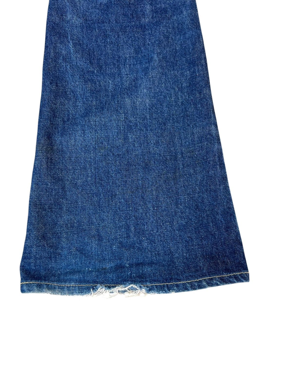 Lee Vintage Y2K Lee Riders Blue Denim Super Flare Jeans Size US 30 / EU 46 - 19 Thumbnail
