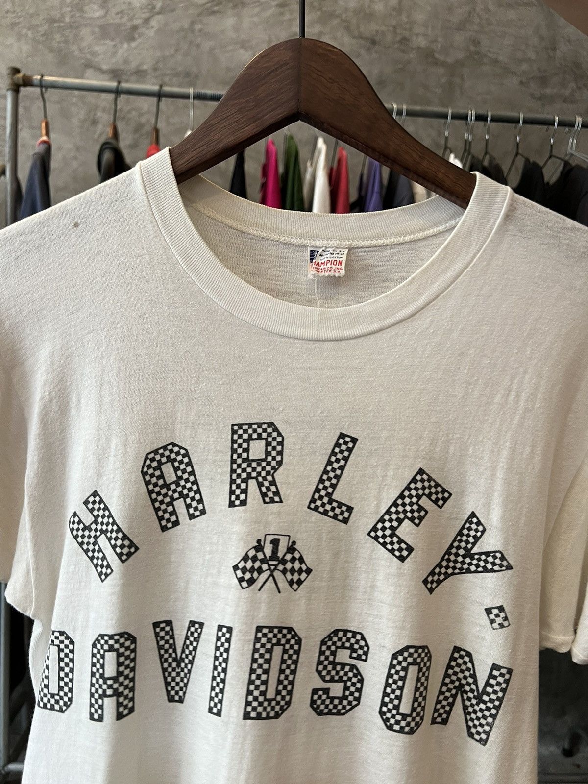 Harley Davidson × Vintage 50’s Harley-Davidson Super Rare Size US M / EU 48-50 / 2 - 2 Thumbnail