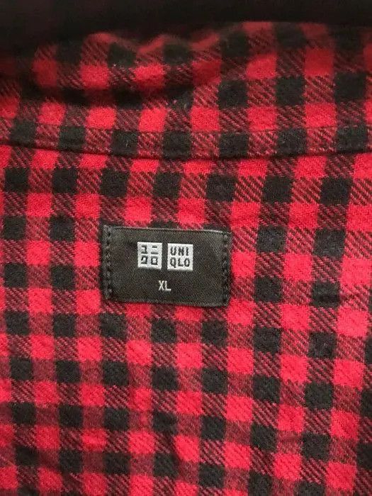 Japanese Brand Japanese Brand Uniqlo Plaid Tartan Flannel Shirt 👕 Size US XL / EU 56 / 4 - 3 Thumbnail