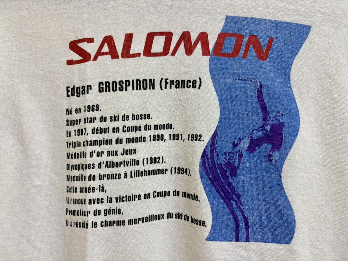 Salomon Vintage 90s Salomon Edgar Grospiron Frace Ski Art Streetwear Size US L / EU 52-54 / 3 - 3 Thumbnail