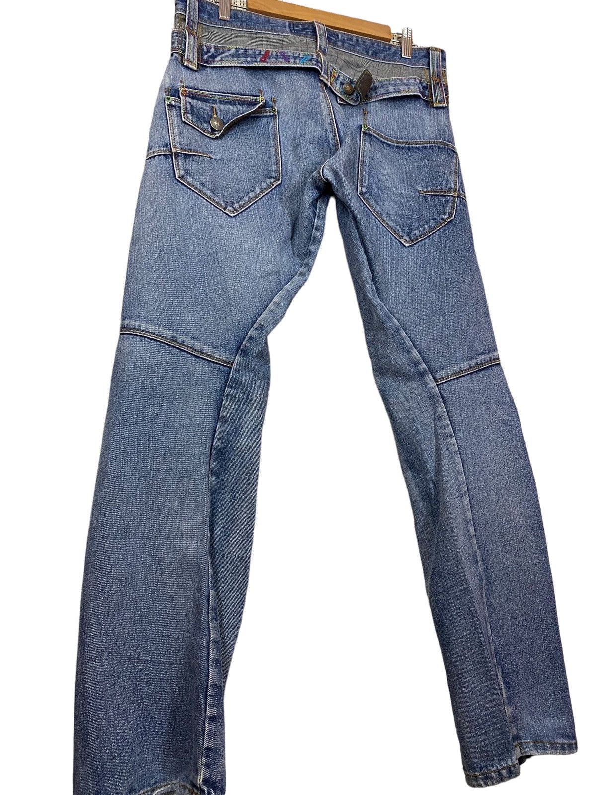 Japanese Brand × Seditionaries Breathmint double waist flared denim very rare Size US 34 / EU 50 - 3 Thumbnail