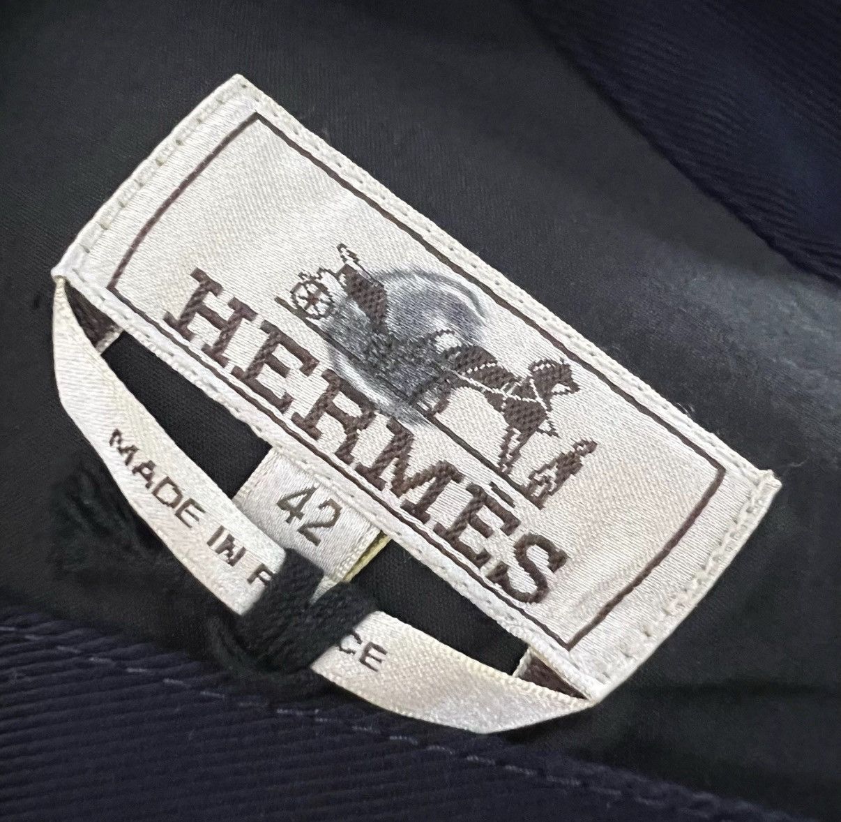 Hermes Hermès Navy Blue Denim Jeans J41 Size 30" / US 8 / IT 44 - 3 Thumbnail
