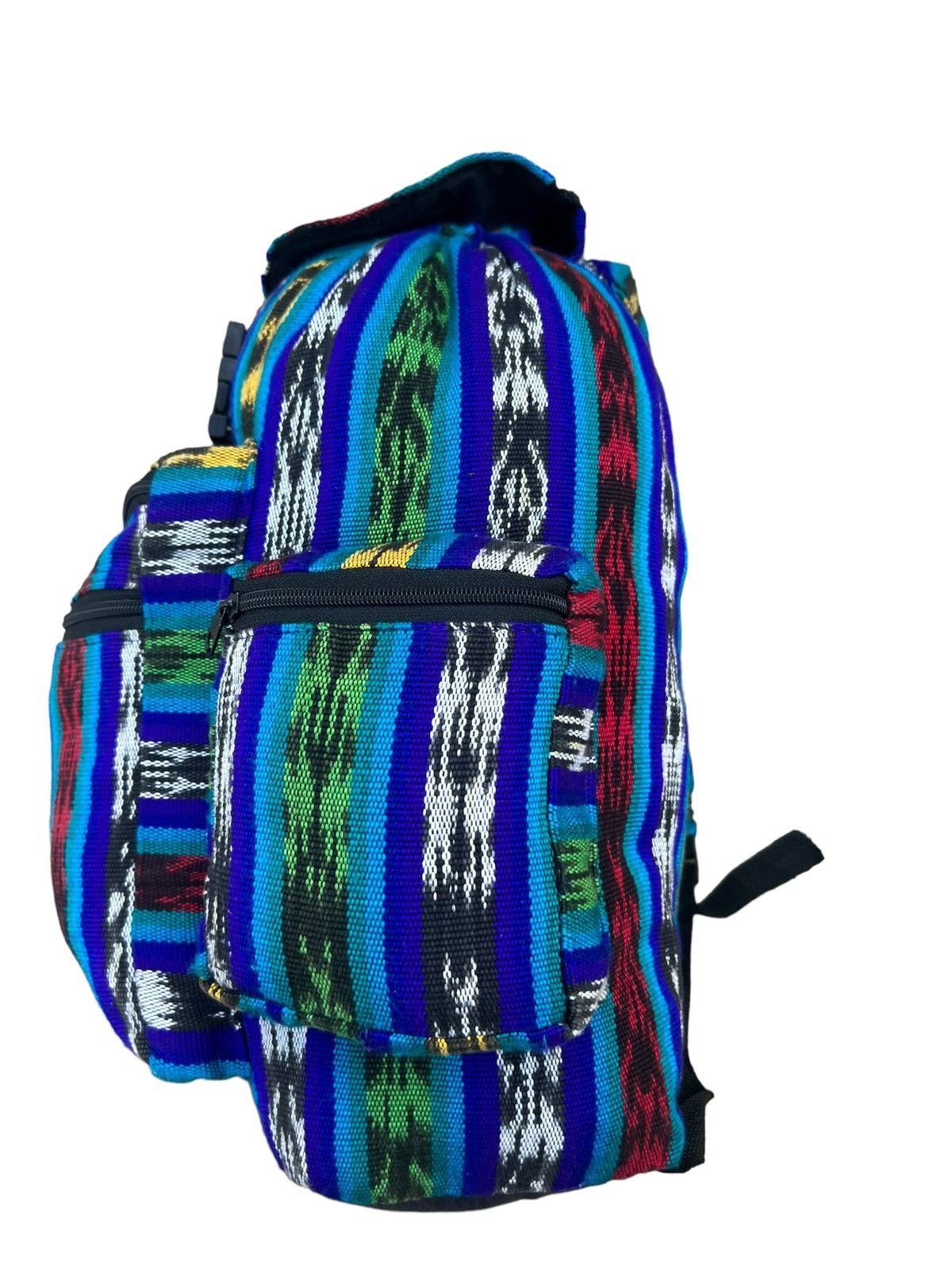 Vintage Vintage Guatemalan Multi Pocket Woven Backpack Bag Size ONE SIZE - 10 Thumbnail