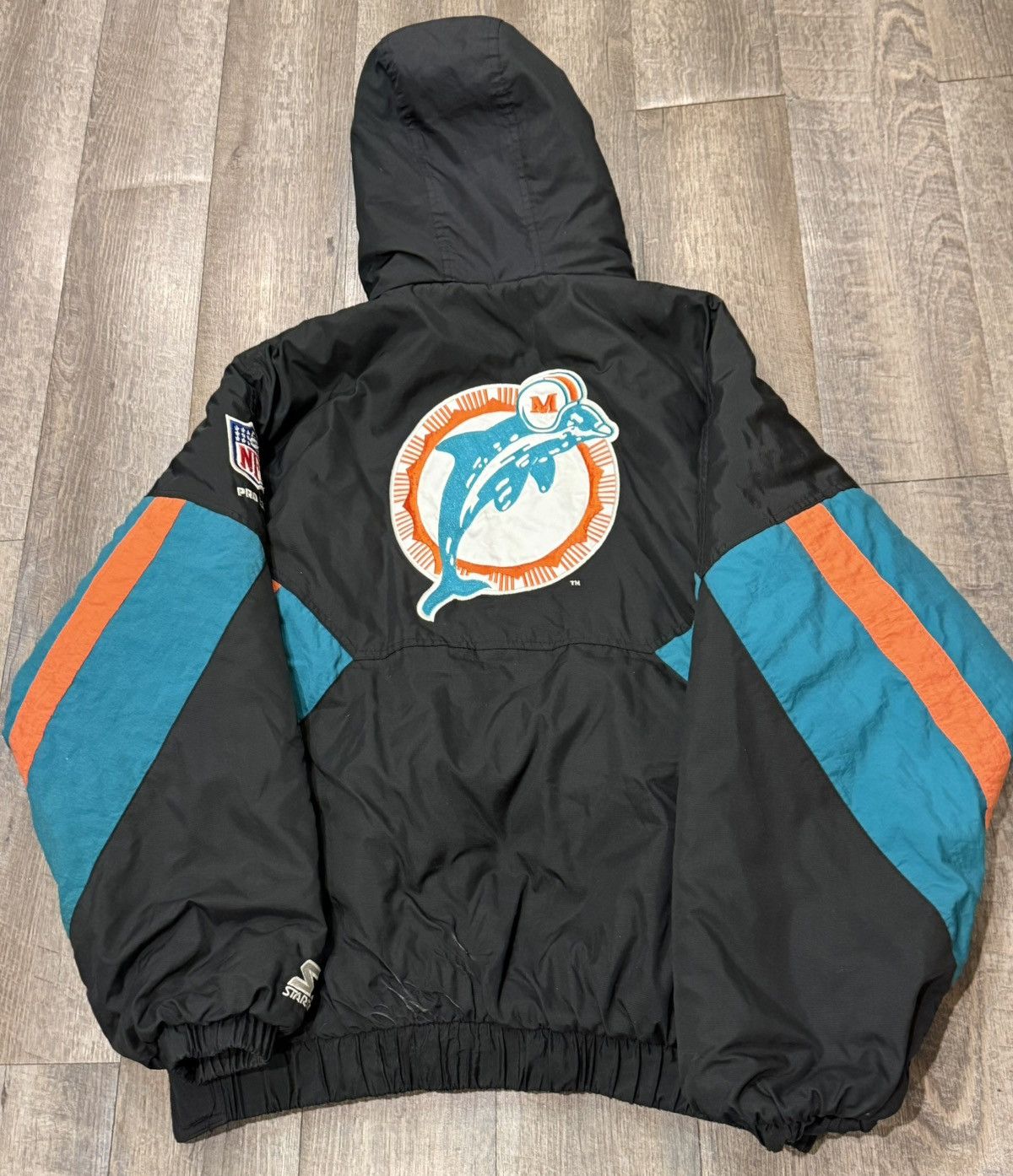 Starter Vintage Miami Dolphins Pro Line Starter Jacket size XL Size US XL / EU 56 / 4 - 4 Thumbnail