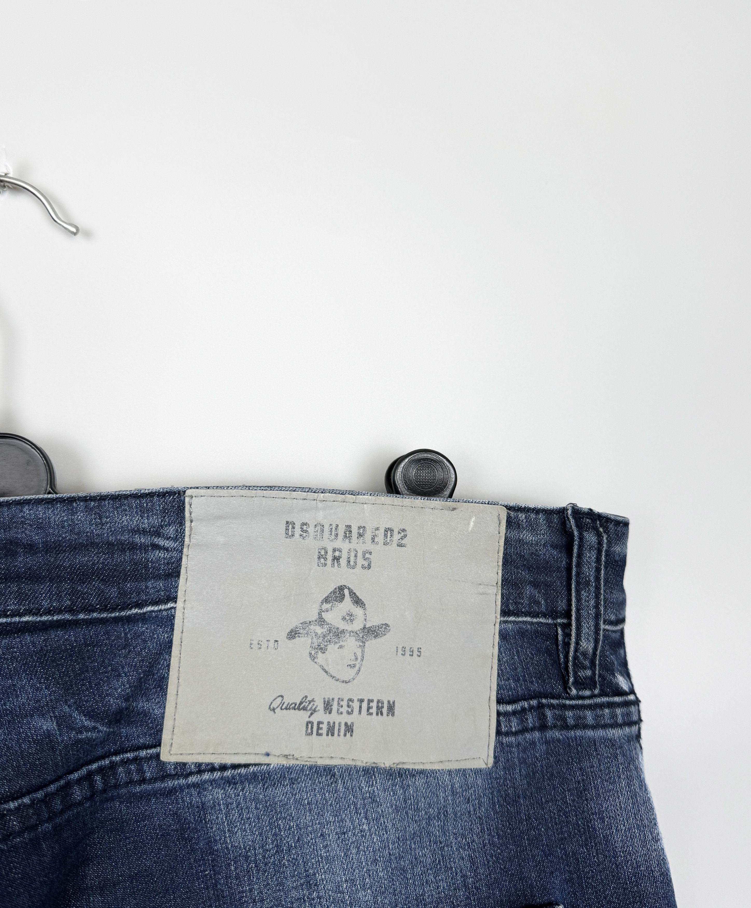 Dsquared2 Dsquared2 Distressed Western Denim Jeans Made Italy Size 52 Size US 36 / EU 52 - 9 Thumbnail