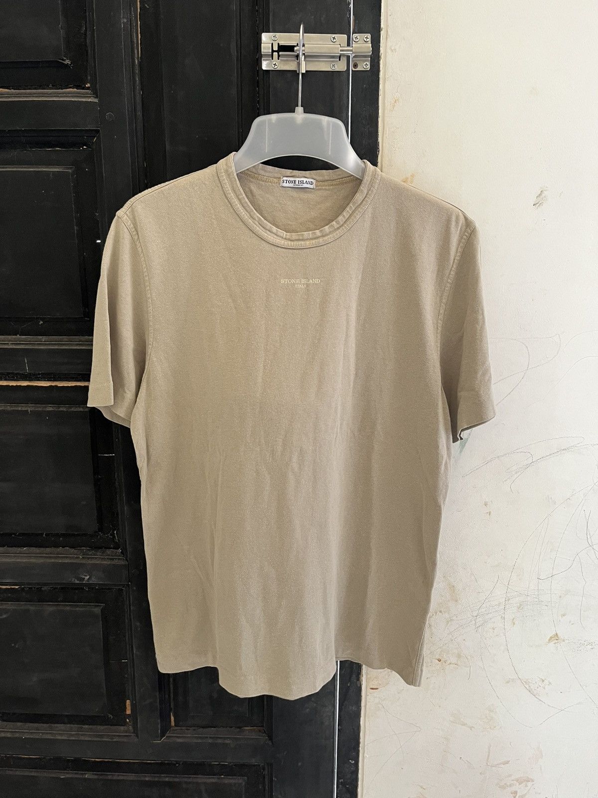 Stone Island Stone island S/S 2006 beige tshirt | Grailed