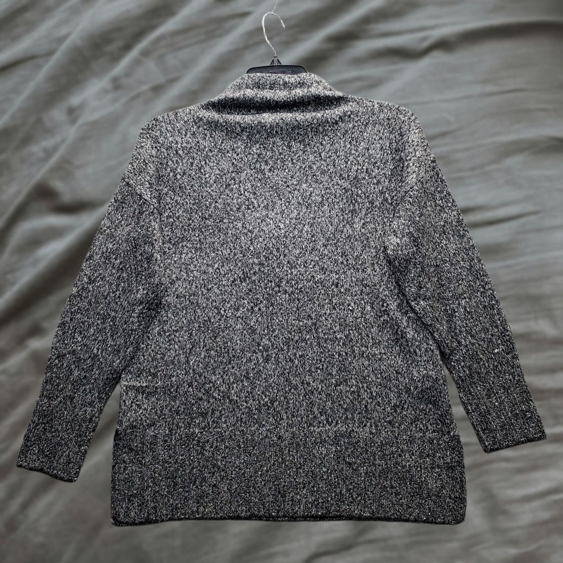 Lou & Grey Lou & Grey For Loft Sweater Womens Small Gray Knit Long Sleeve Mock Neck Pullover XS? Size S / US 4 / IT 40 - 1 Thumbnail