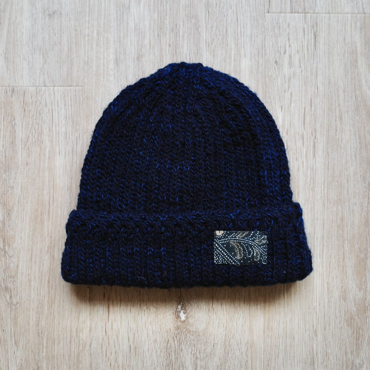 visvim ニット帽 ビズビム 23AW KNIT CAP Dk navy VISVIM(ビズビム) 22SSSPORT VS VISOR KNIT BEANIEニット帽