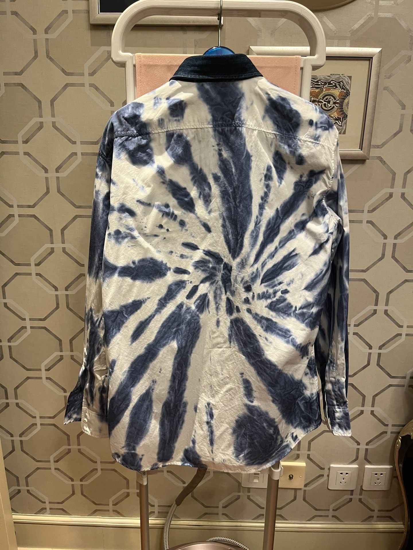 Dsquared2 Dsquared2 Blue Tie-Dye Shirt Size US S / EU 44-46 / 1 - 5 Thumbnail