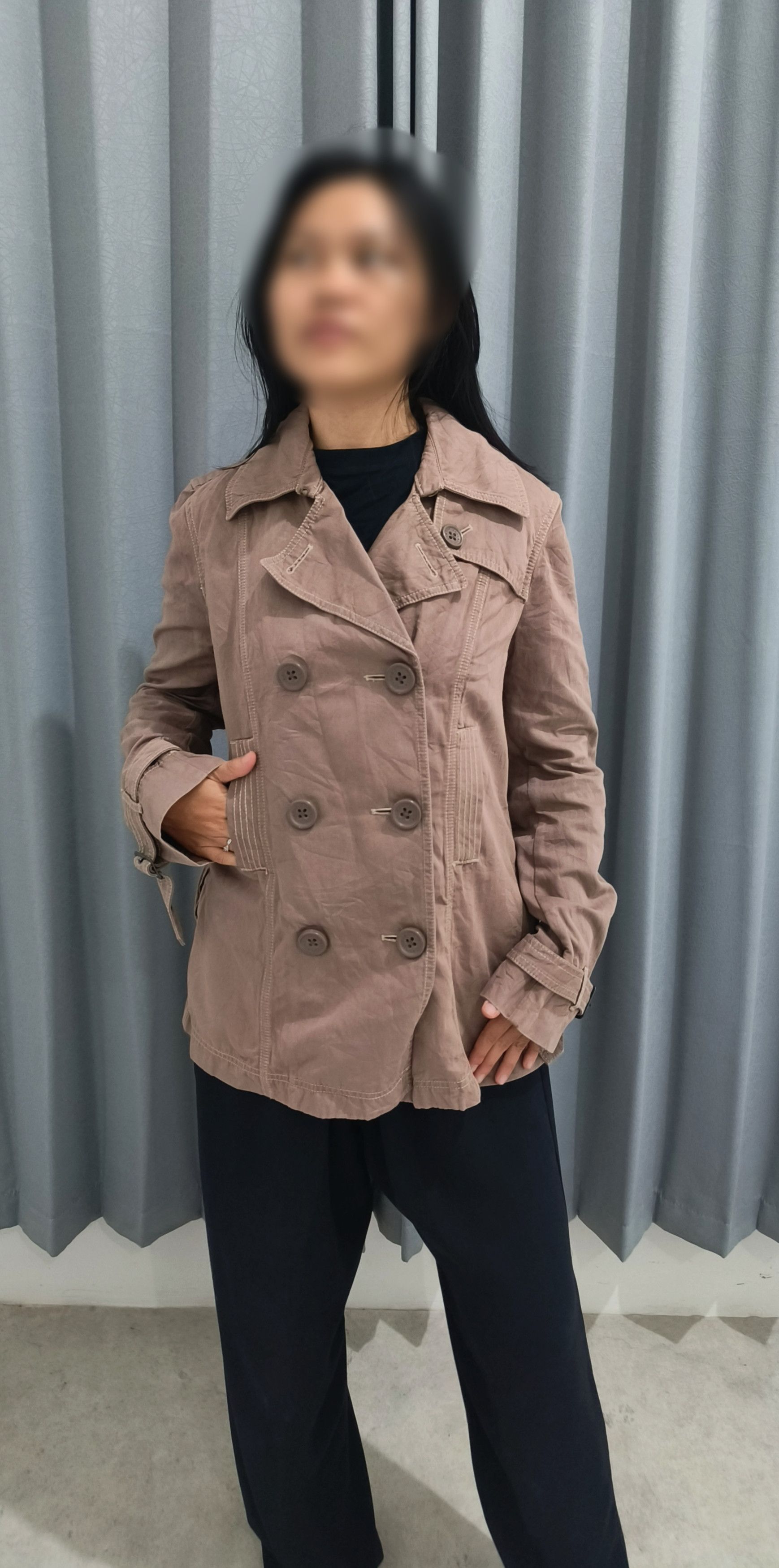 Gap GAP Women's Trench Coat / Spy Coat Size M / US 6-8 / IT 42-44 - 8 Thumbnail