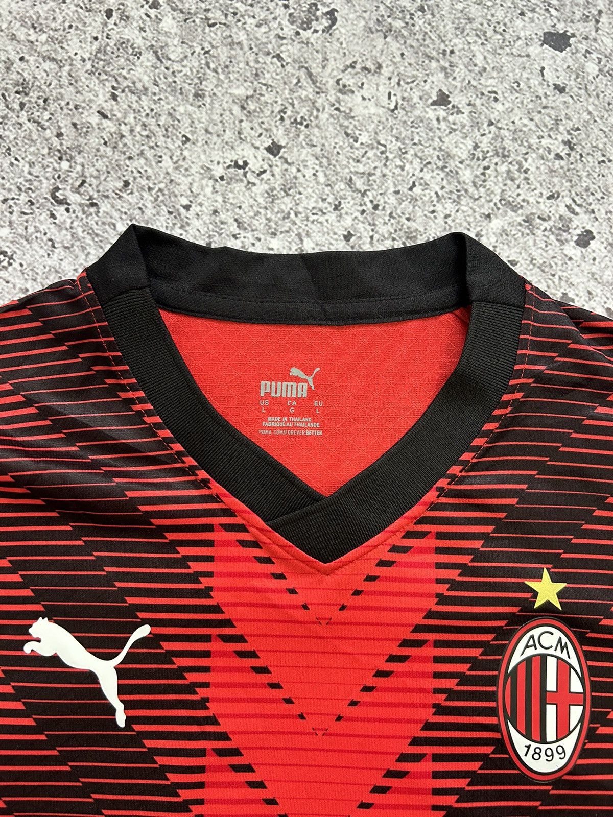 Puma Puma Milan Rafa Leao Home 2023 2024 Soccer Jersey BOOTLEG Size US L / EU 52-54 / 3 - 10 Thumbnail