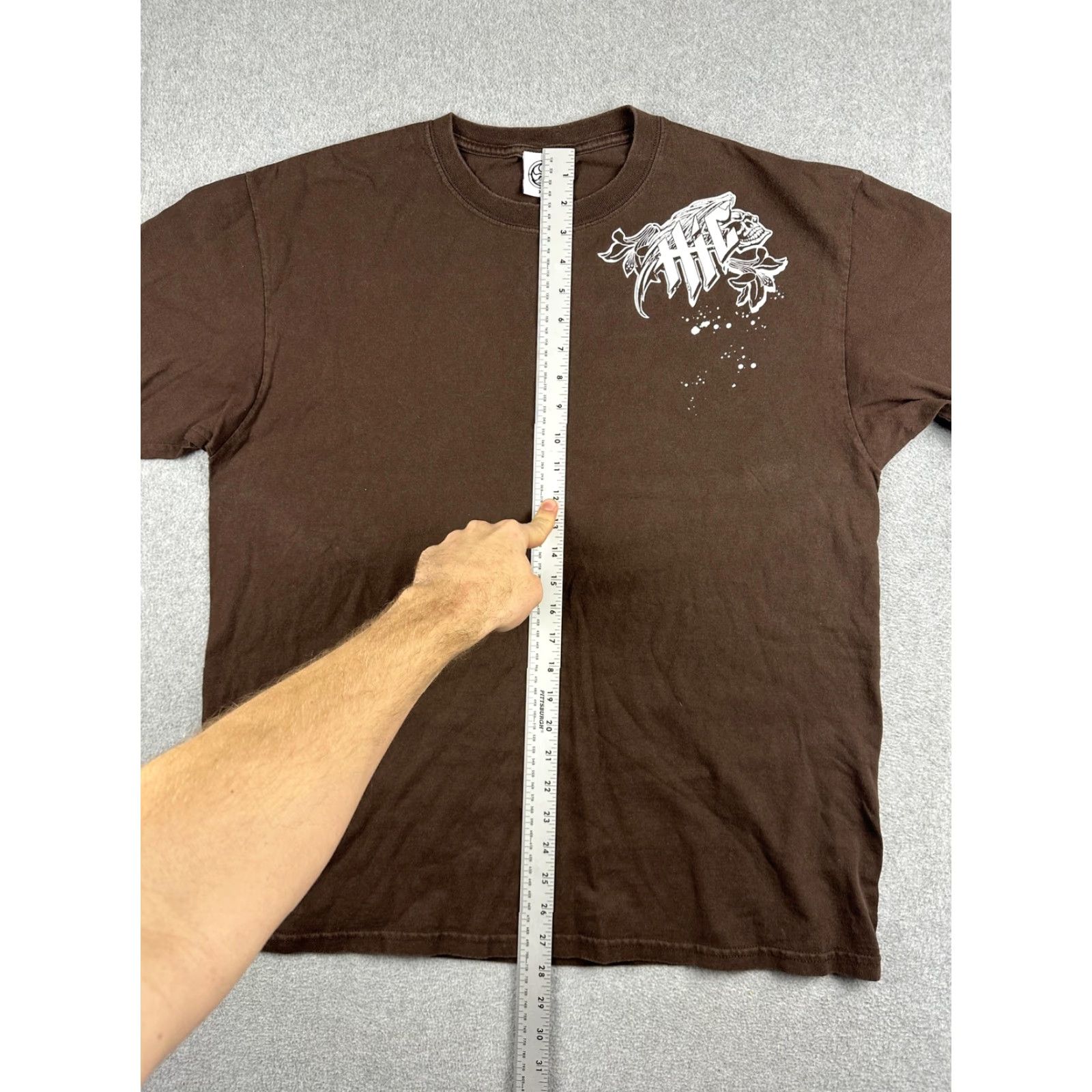 Vintage Hawaiian Island Creations Shirt Mens XL Brown Surf Beach Skull Graphic Tee Size US XL / EU 56 / 4 - 6 Thumbnail