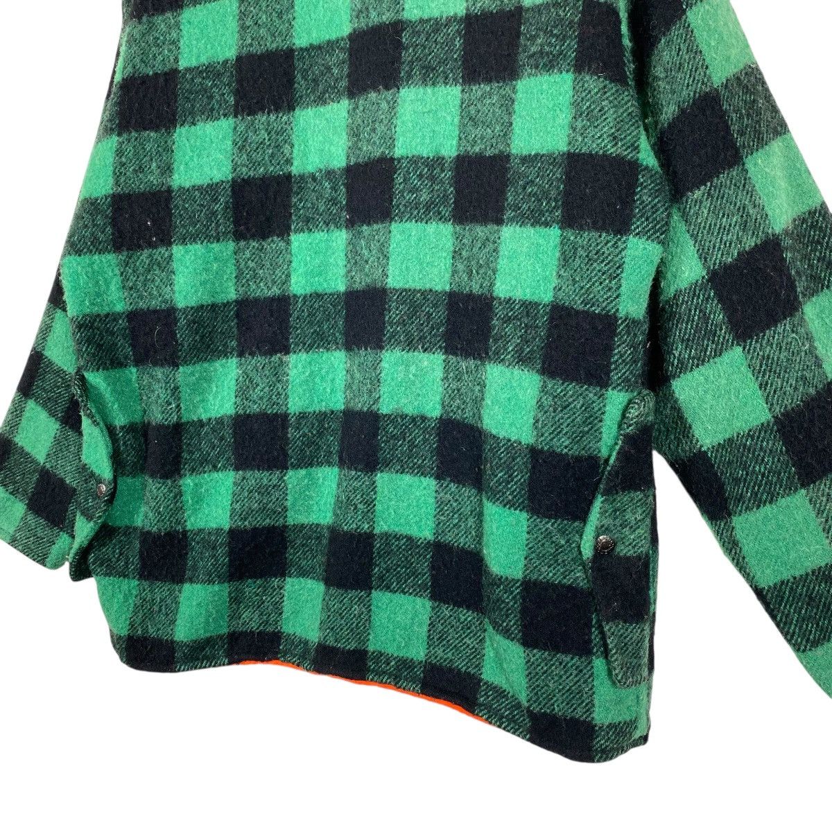Japanese Brand Vintage 90s Codet Plaid Reversible Wool Button Jacket Size US M / EU 48-50 / 2 - 14 Thumbnail