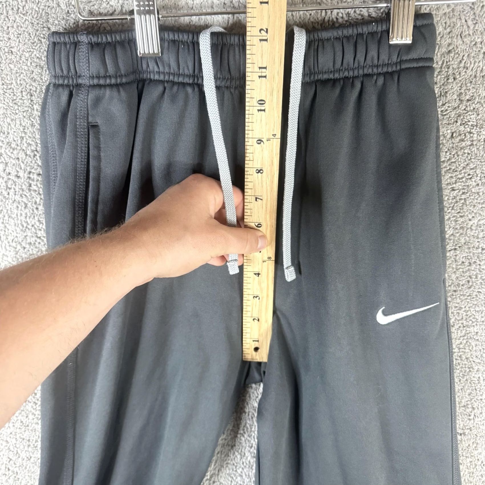 Nike Nike Therma-FIT Sweatpants Mens XL Gray Fleece Straight Leg Athletic 546161-060 Size US 36 / EU 52 - 5 Thumbnail