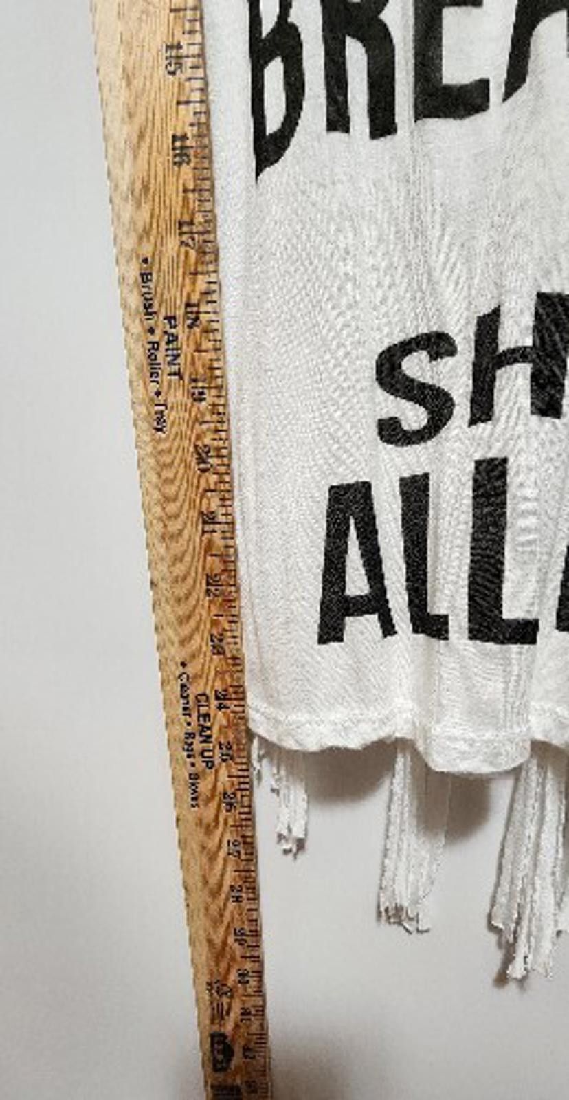 Other Fashion Dazzle Tank Top Shirt Fringe Hem Women's Size M Size M / US 6-8 / IT 42-44 - 6 Thumbnail