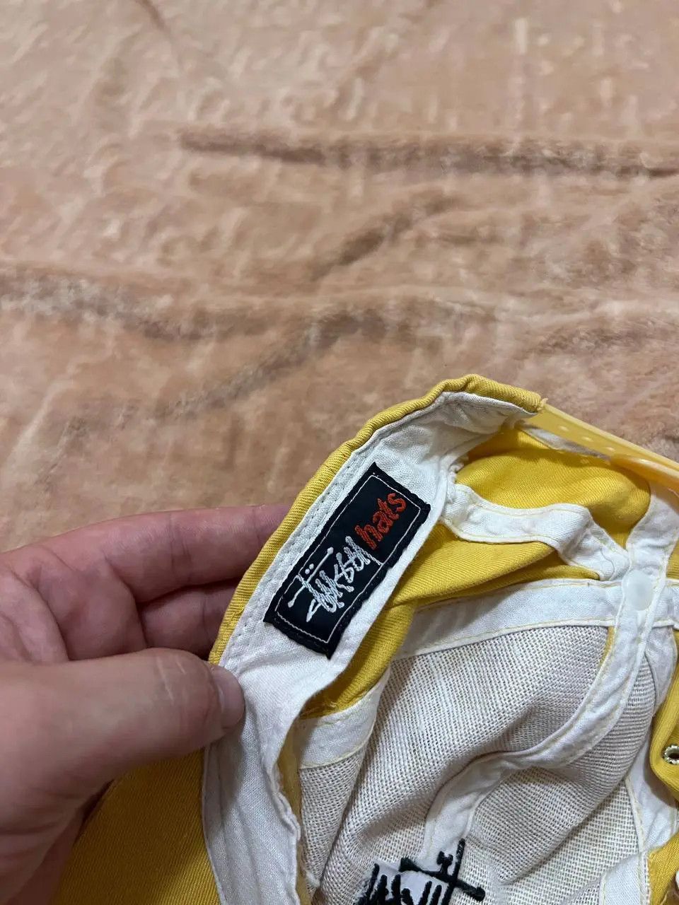 Stussy Stussy Vintage Yellow Cap Size ONE SIZE - 2 Thumbnail