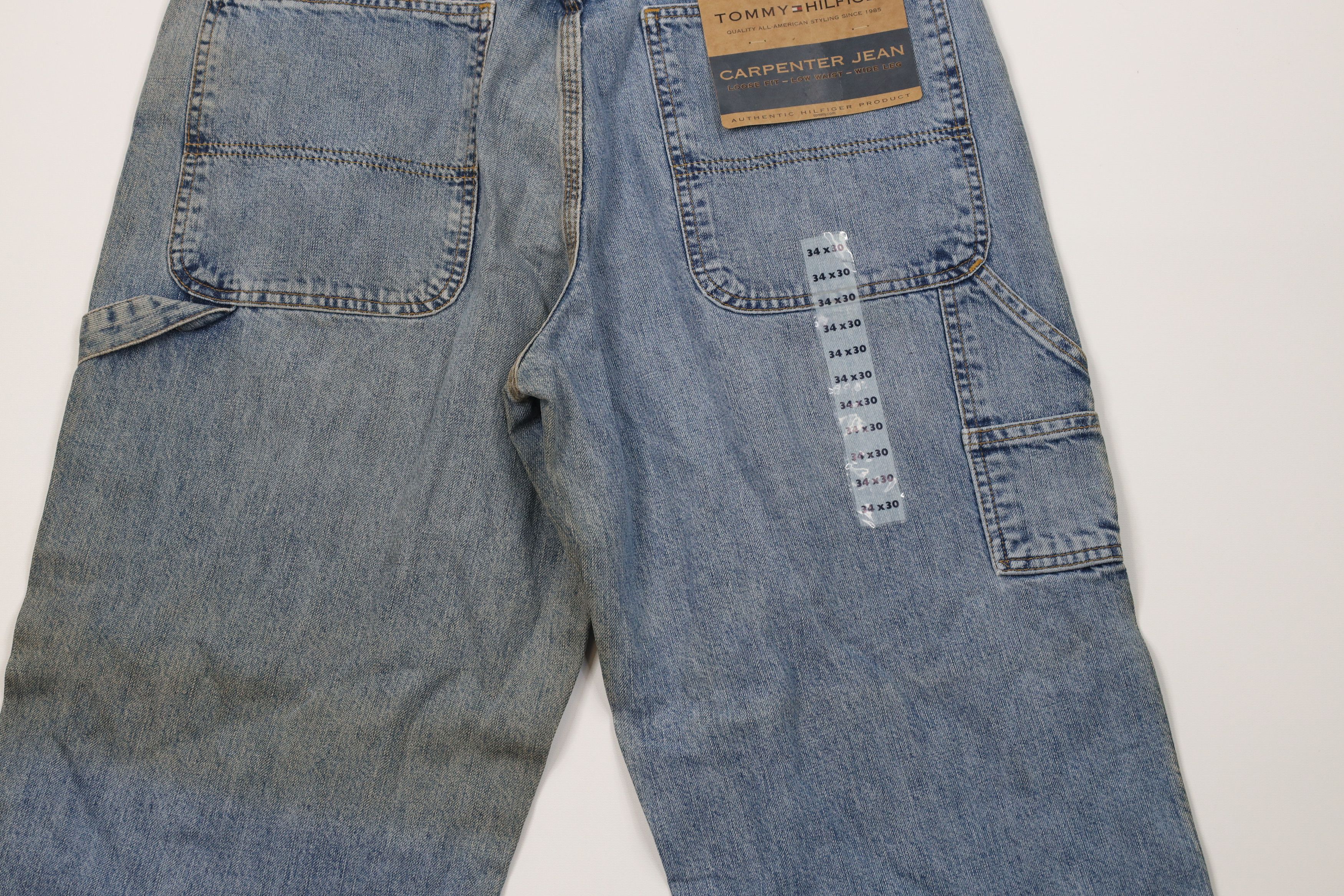 Tommy Hilfiger Deadstock Vintage Y2K 2002 Tommy Hilfiger Carpenter Jeans Size US 34 / EU 50 - 10 Thumbnail